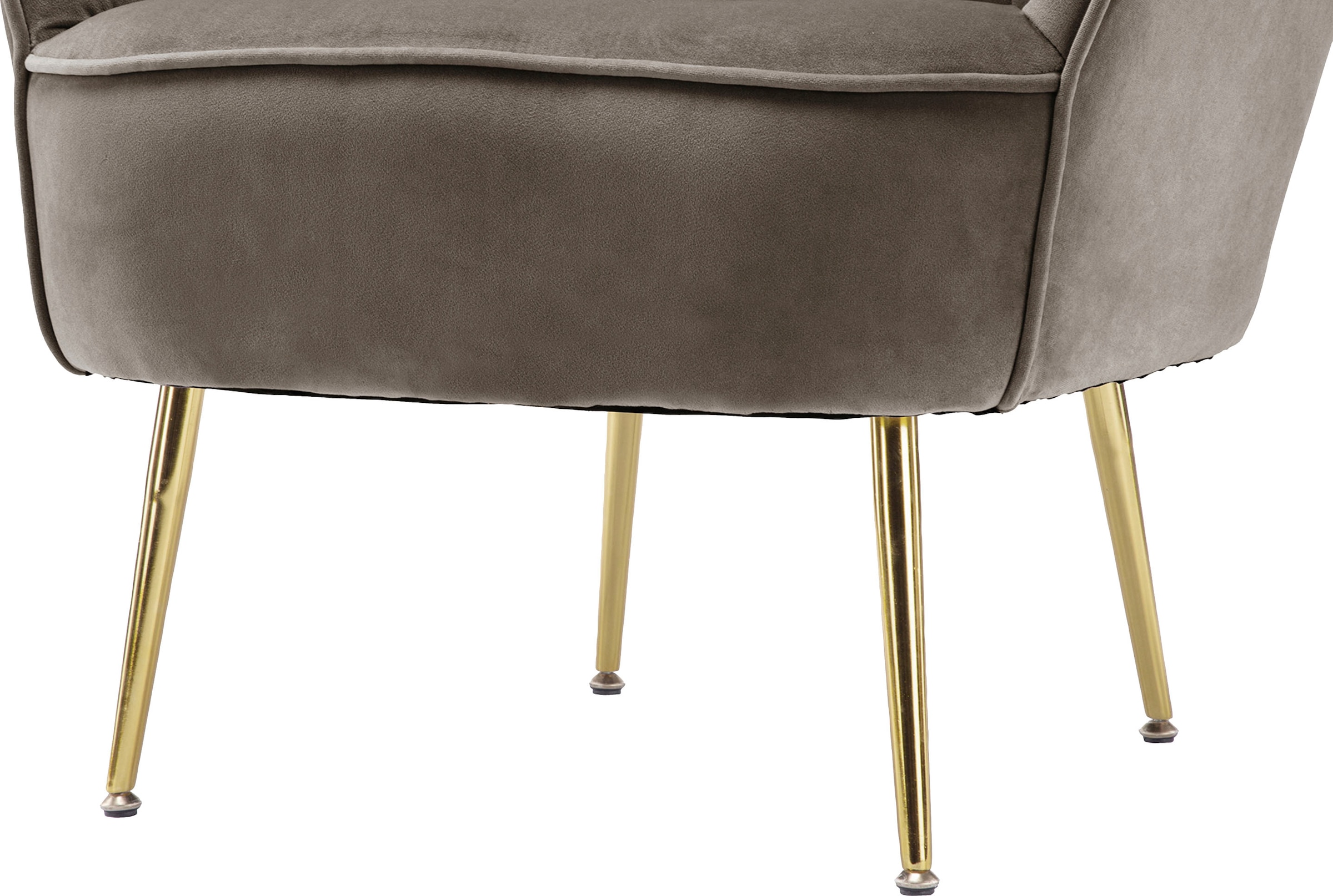 Kayoom Sessel »Poola 100, gemütlicher Cocktail-Sessel, edler Samtbezug«, (1 St.), samtweich, gesteppt, gemütlich, tiefe Sitzhöhe von 79cm