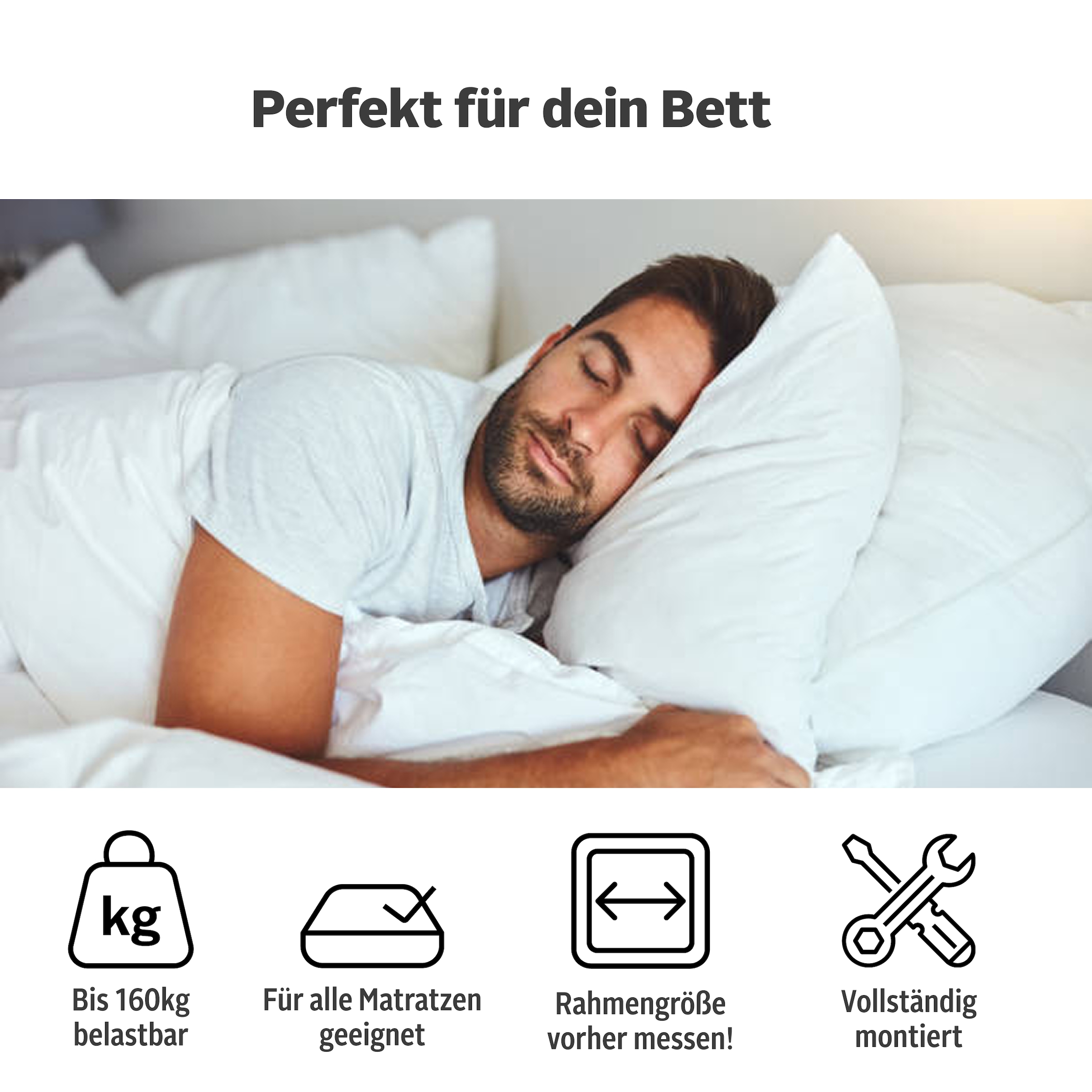 Home affaire Lattenrost »Imke, 90x200, 140x200 cm und weiteren Größen« Lattenrost für alle Matratzen, langlebig, ergonomisch, 7-Zonen