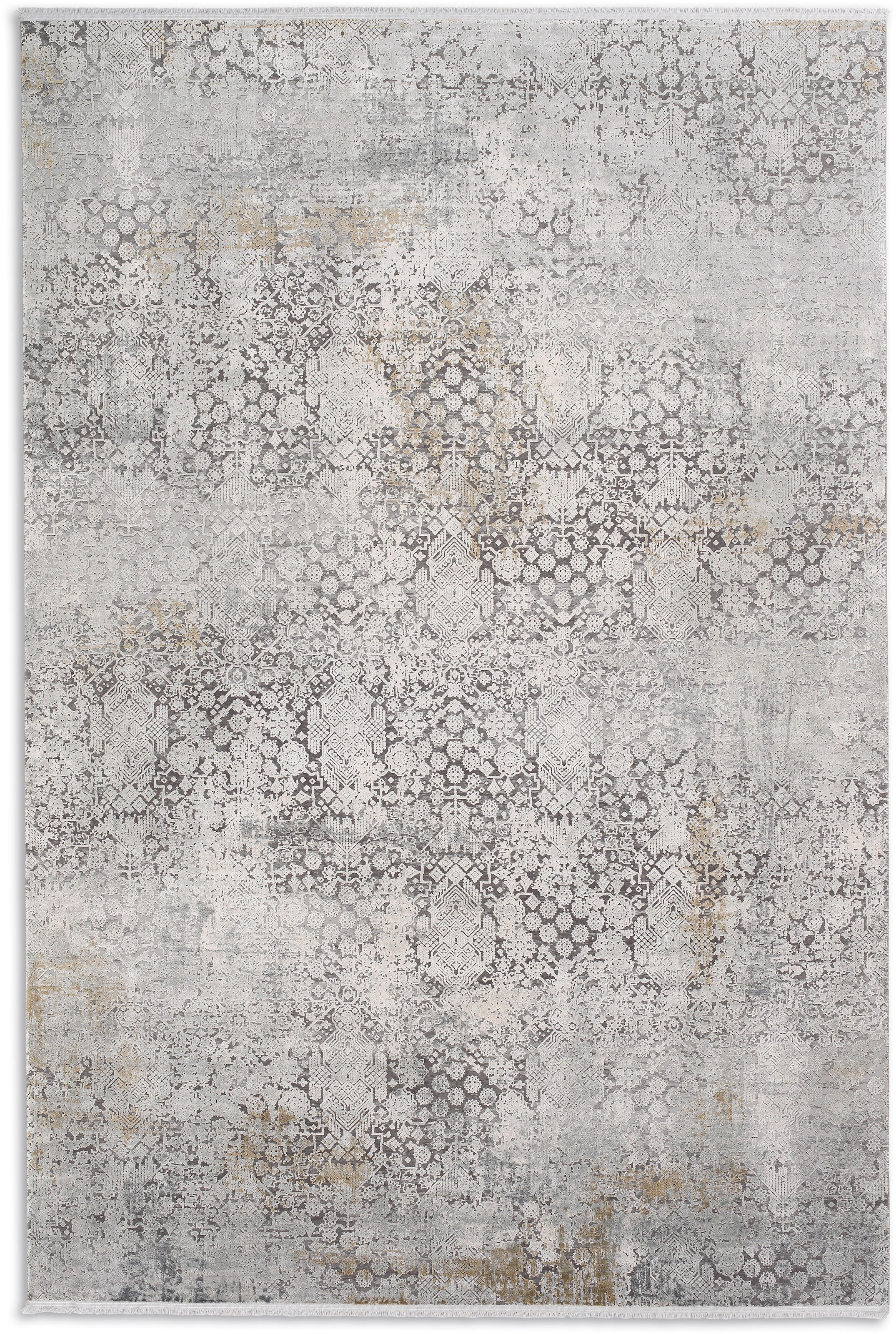 ASTRA Teppich »Gravina 231« rechteckig 8 mm Höhe seidiger Schimmer durch Viskose, Hoch Tief Struktur, Wohnzimmer