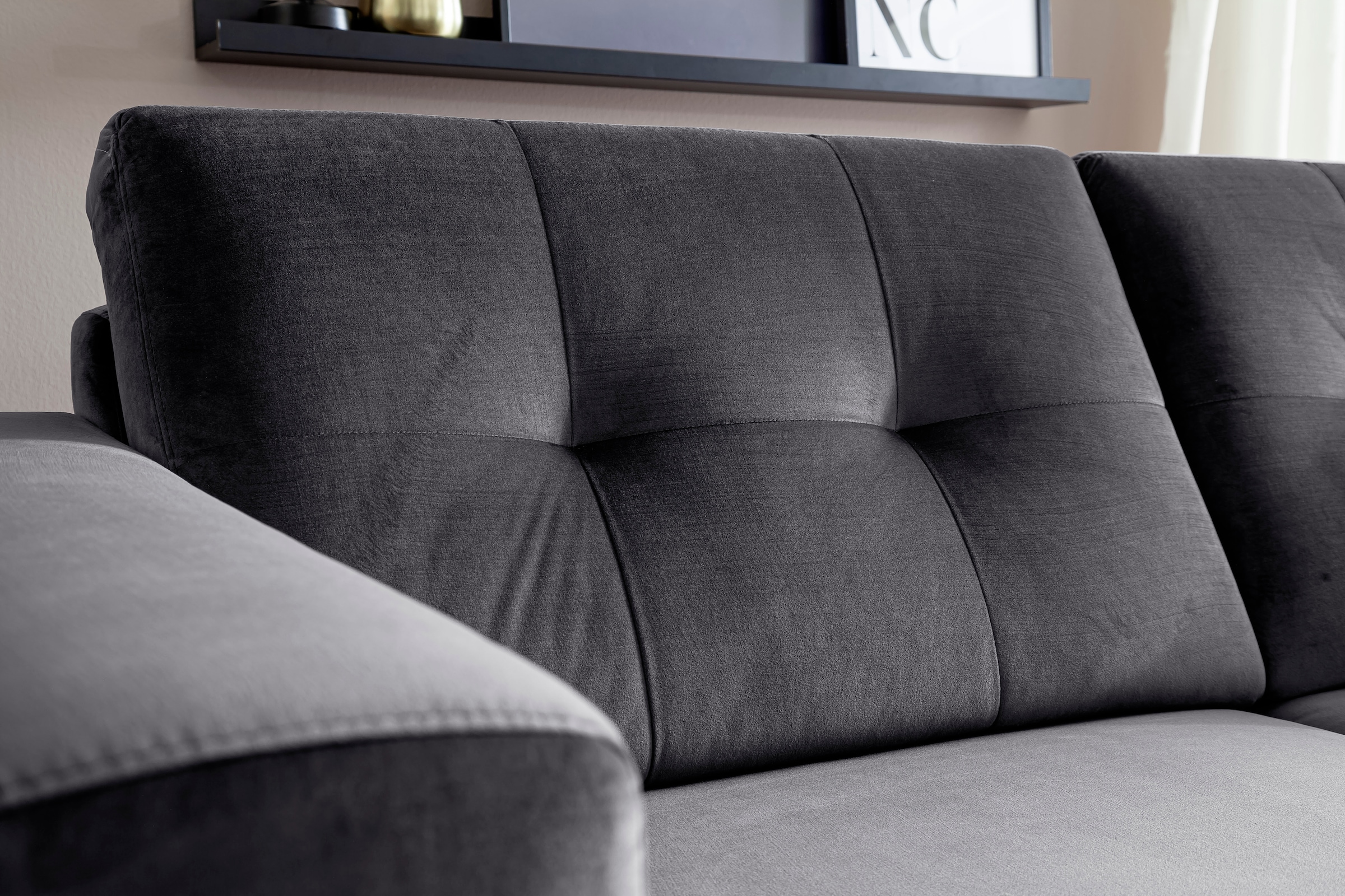 Trends by HG 3-Sitzer »Barcelona«, mit Metallfuß, frei im Raum stellbar