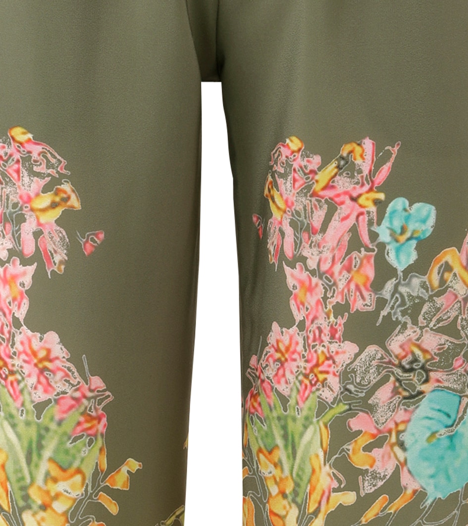 Aniston CASUAL Schlupfhose  mit farbenfrohen Blumendruck - NEUE KOLLEKTION