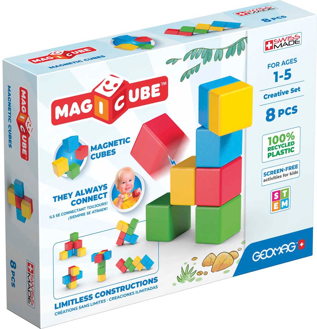 Geomag Magnetspielbausteine »GEOMAG Magicube Creative Set« Made in Europe in bunt