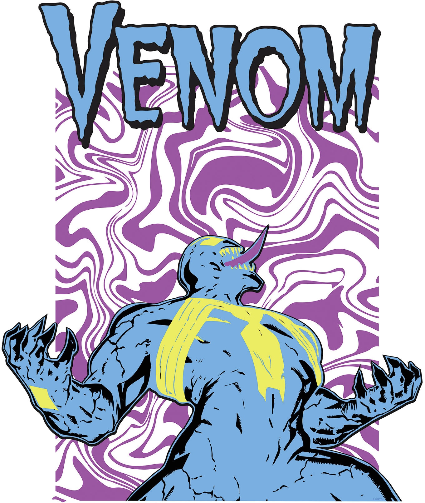Komar Wandbild »Marvel Venom Colourful Scream«, Disney, (Set, 1 St.), 50 x 70 cm (Breite x Höhe) - Kinderzimmer, Dekoration