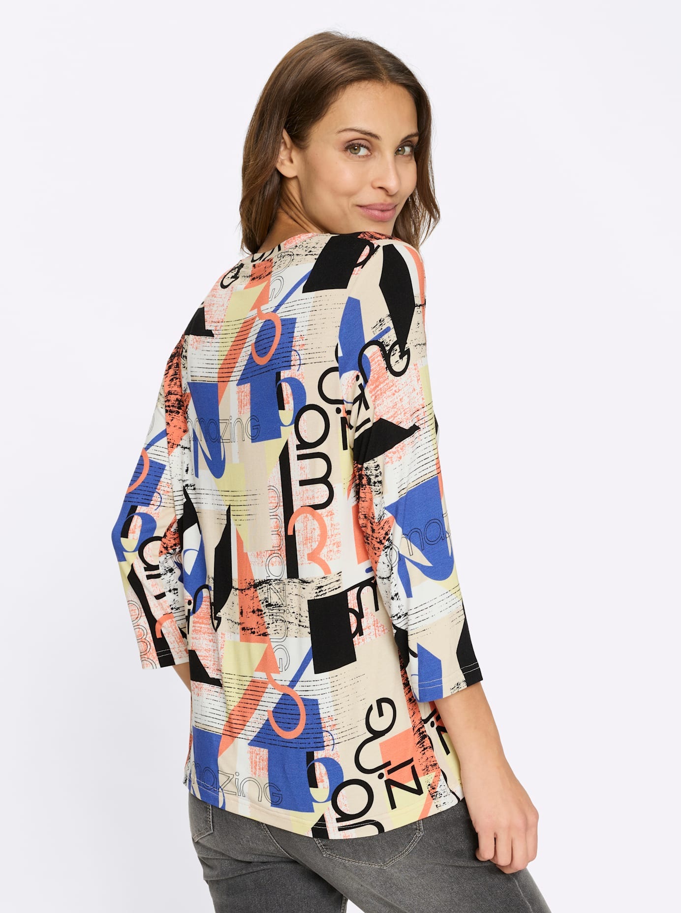 Inspirationen 3/4-Arm-Shirt »Print-Shirt« 1 tlg.