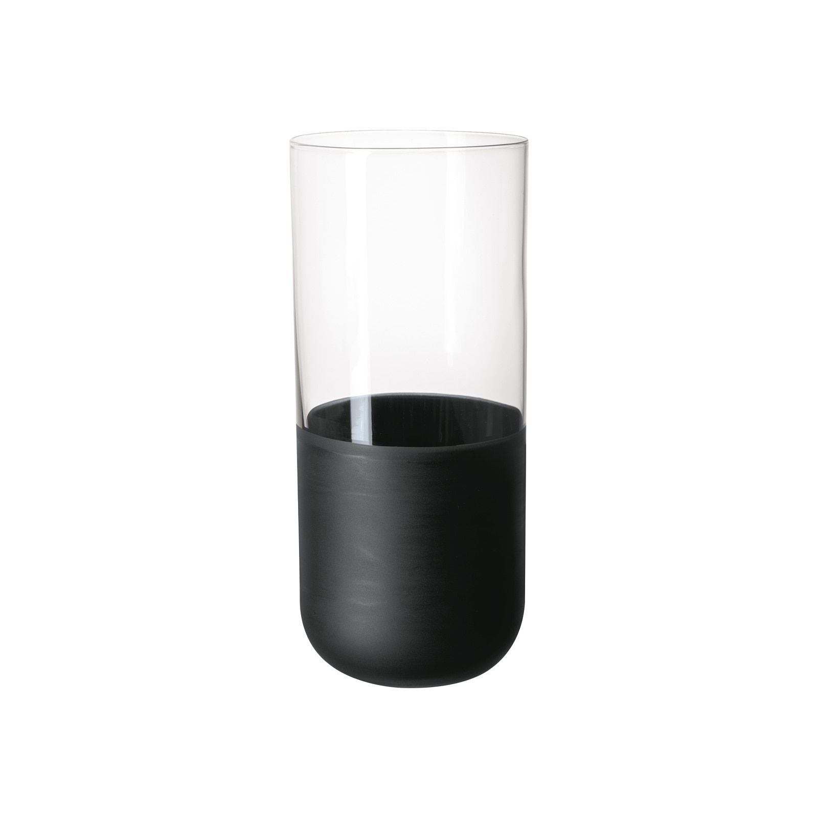 Villeroy & Boch Gläser-Set »Bargläser Manufacture Rock 12er Set schwarz-transparent«