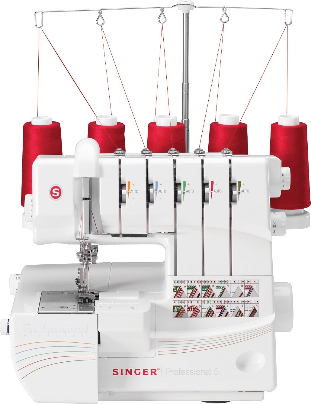 Singer Overlock-Nähmaschine »Professional 5 14T968DCD«, 14 Programme, 14 Stiche