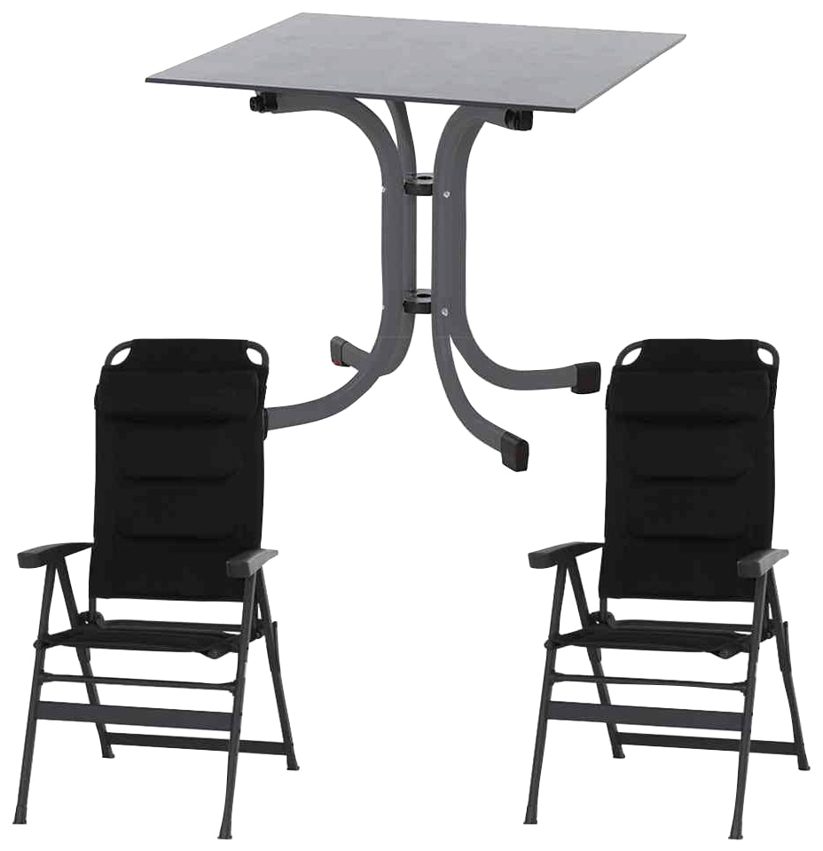 Siena Garden Garten-Essgruppe »Premium«, (3 tlg.)