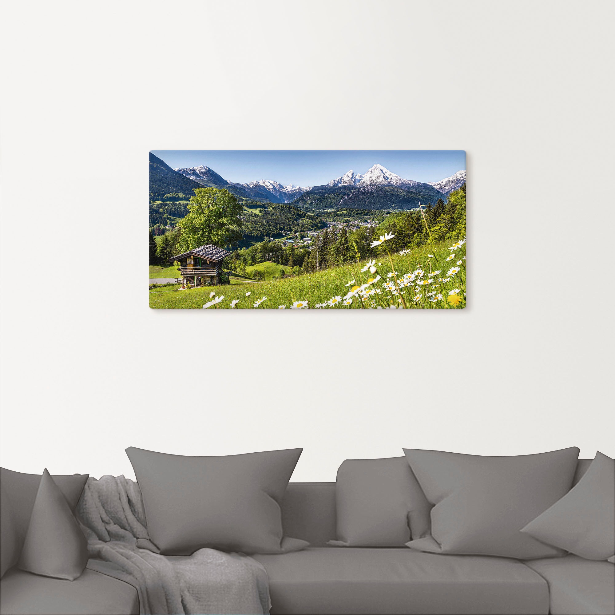 Artland Wandbild »Landschaft in den Bayerischen Alpen« Berge 1 Stk. tlg. als Leinwandbild, Poster in verschied. Größen
