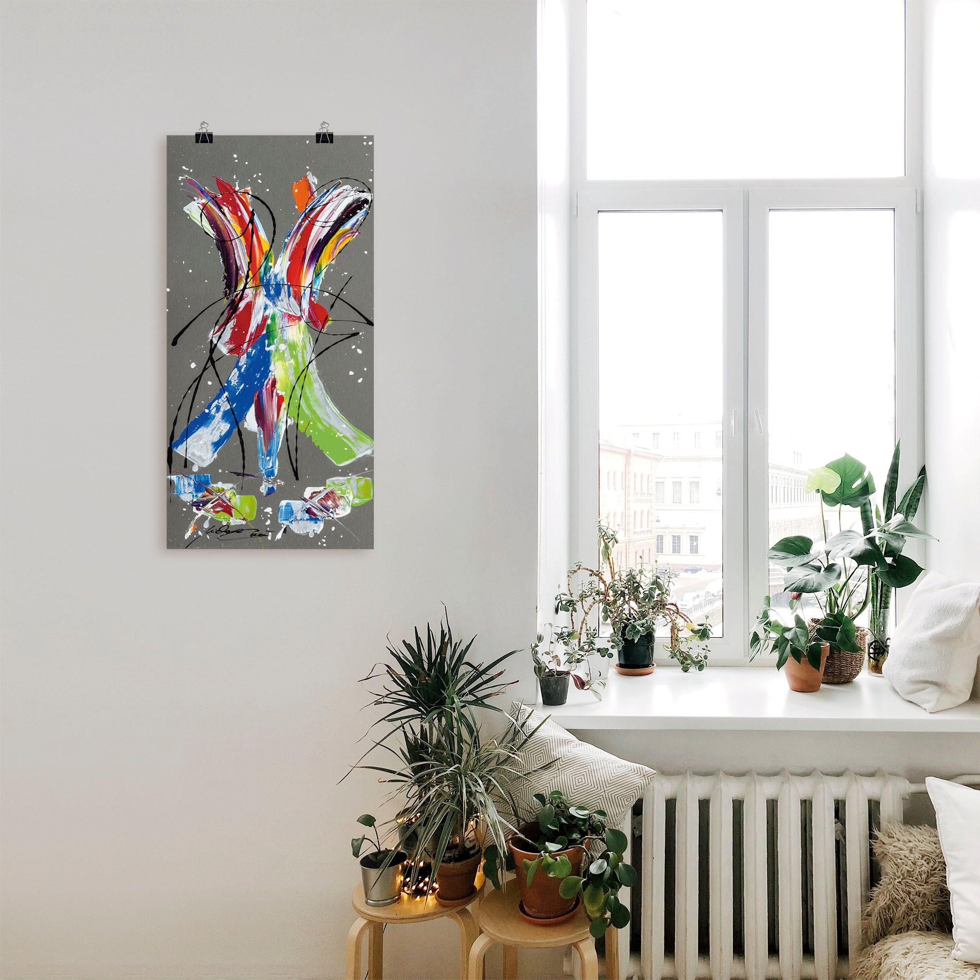 Artland Wandbild »Multikulturelle Begegnung«, Gegenstandslos, (1 St.), als Leinwandbild, Poster in verschied. Größen