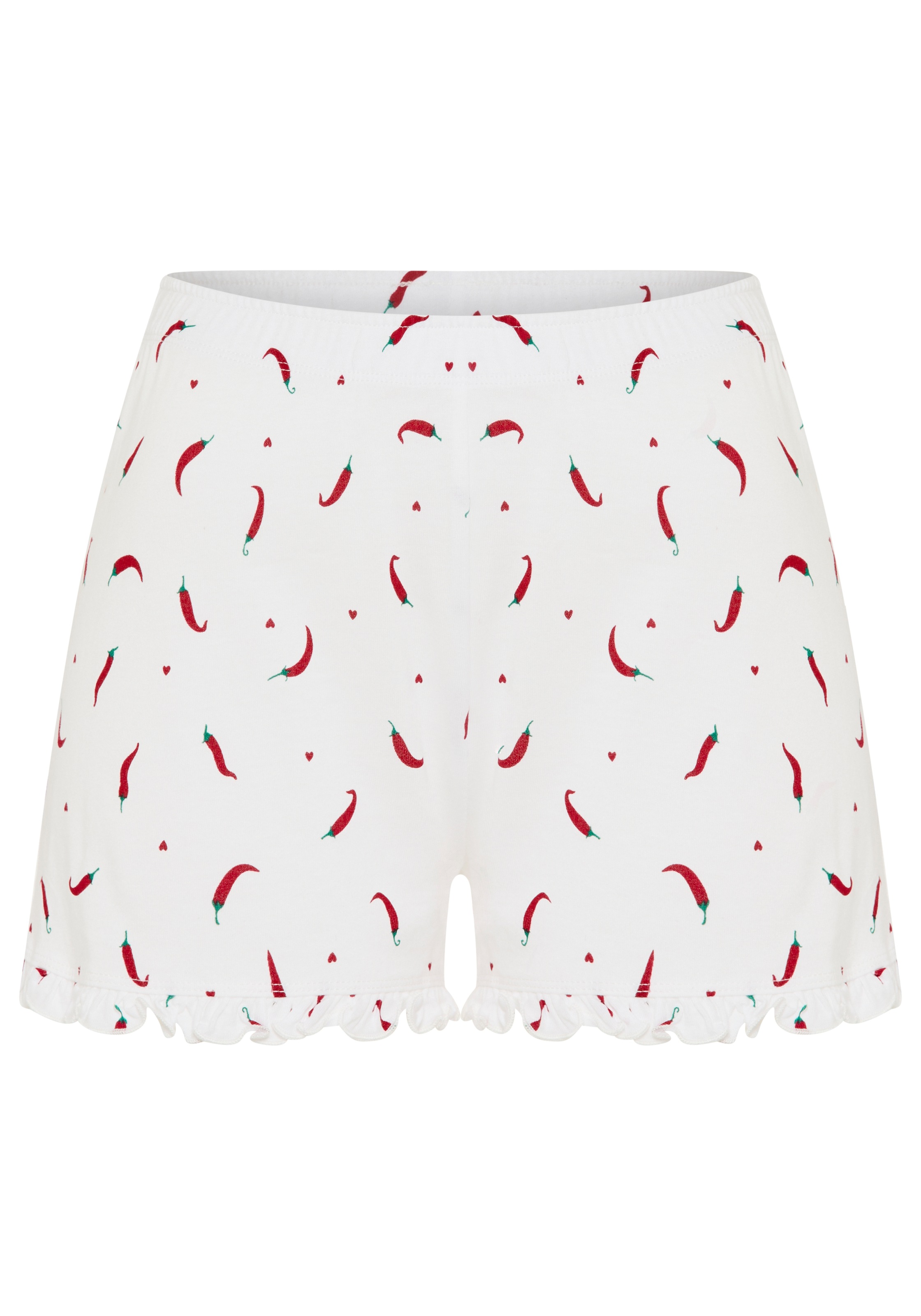 LSCN by LASCANA Shorty 2 mit süßem Chilli-Print