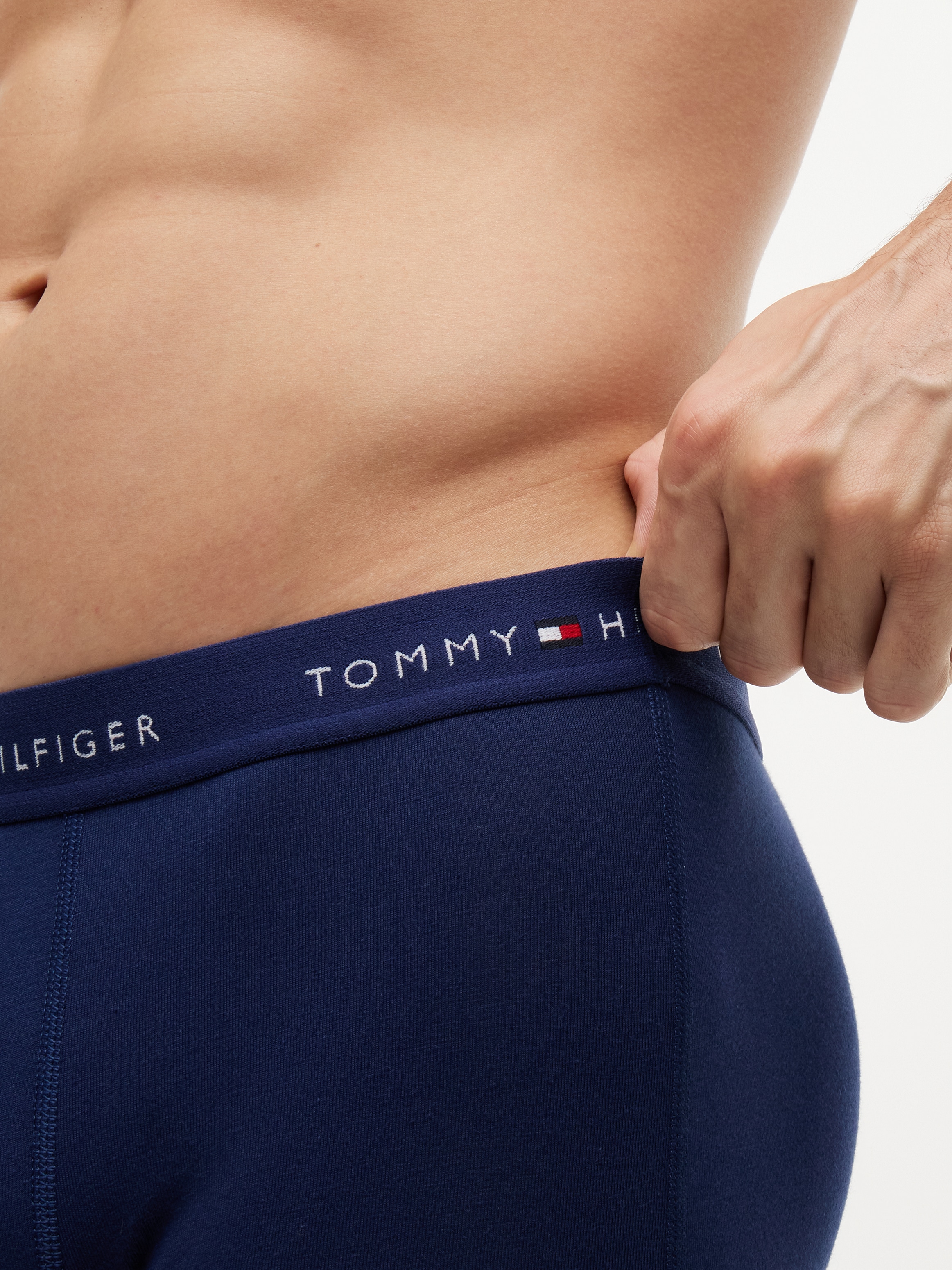 Tommy Hilfiger Underwear Trunk 3 Stk. elastischer Bund mit Logo