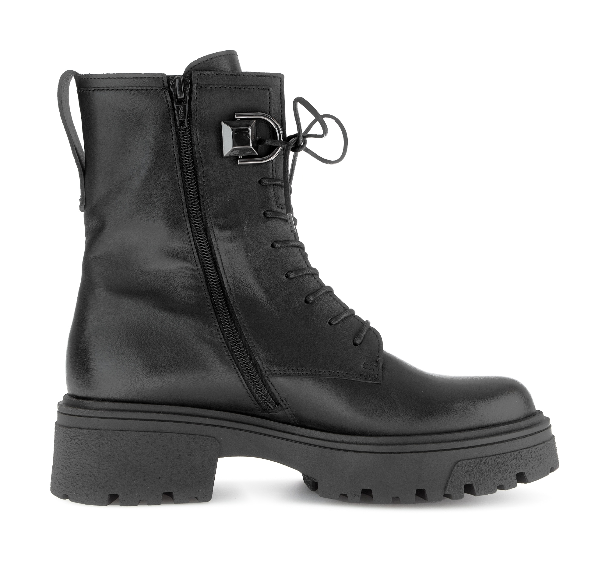 Gabor Schnürstiefelette, Blockabsatz, Schnürboots mit Best Fitting-Ausstattung