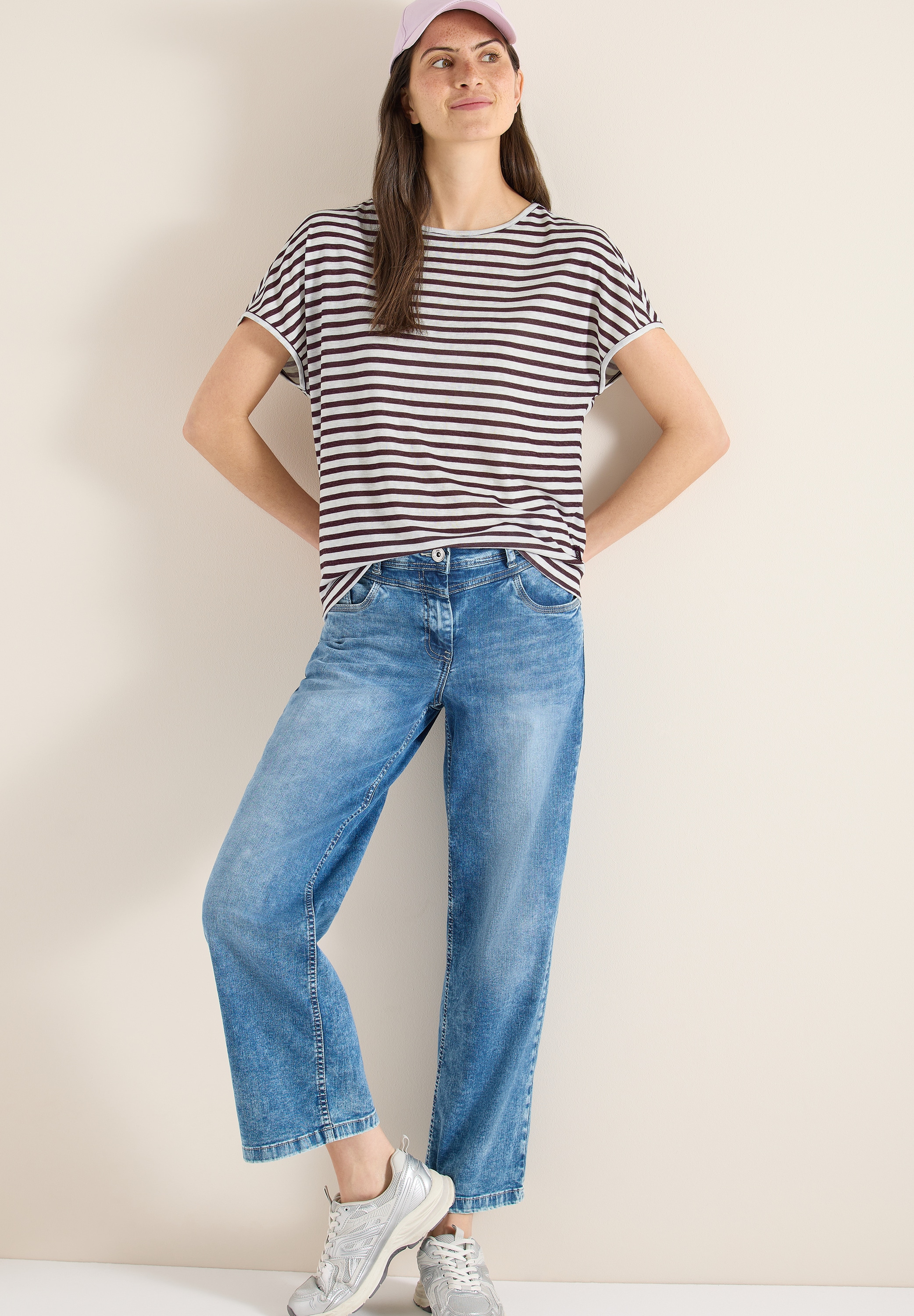 Cecil T-Shirt mit Streifen Muster