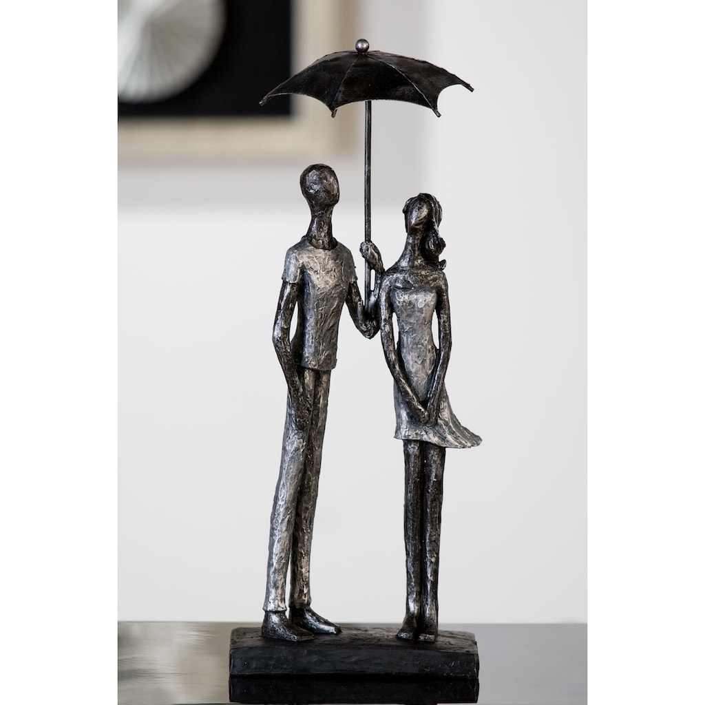 Casablanca by Gilde Dekofigur »Skulptur Umbrella, silber«