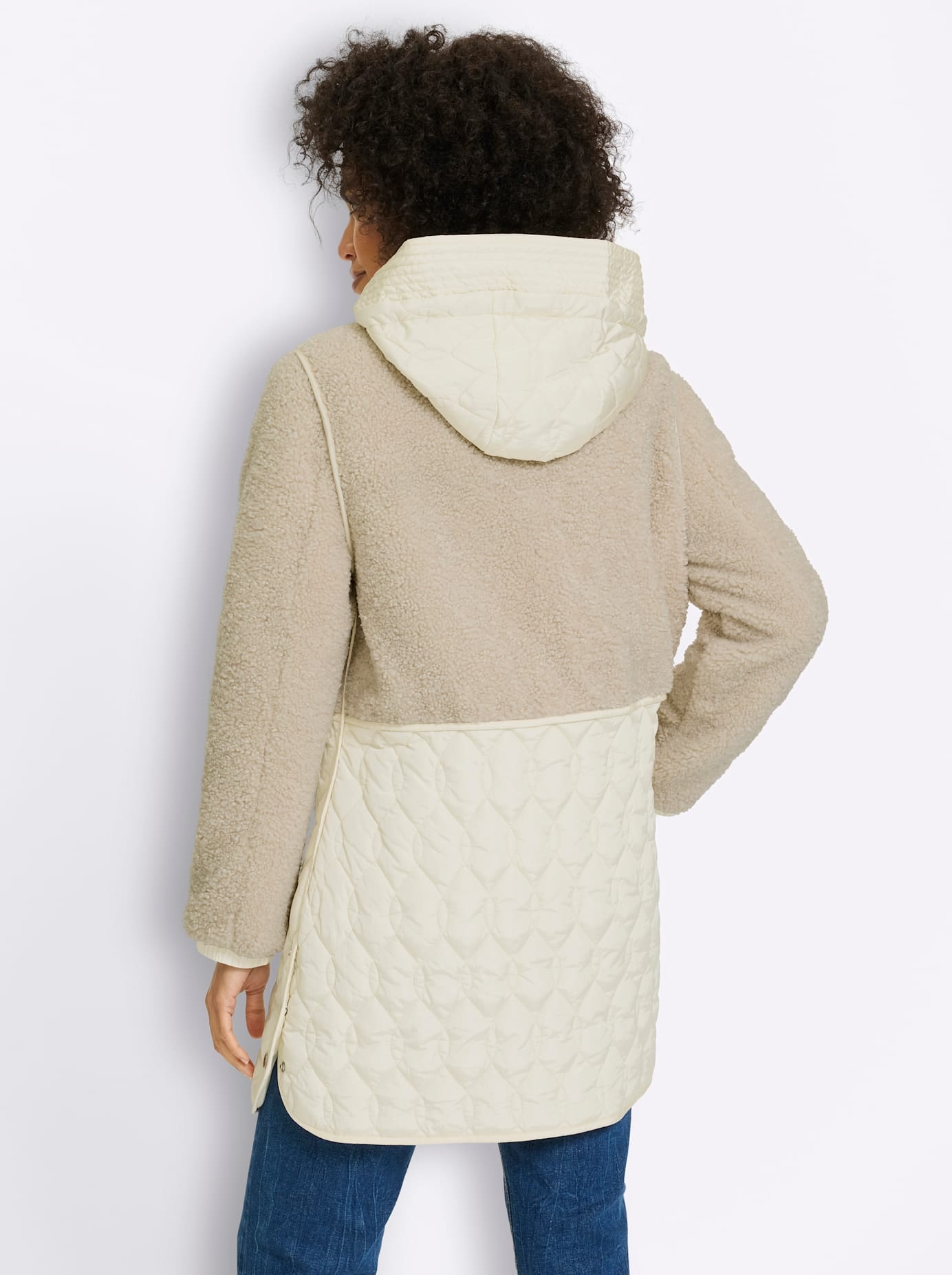 heine Langjacke mit Kapuze