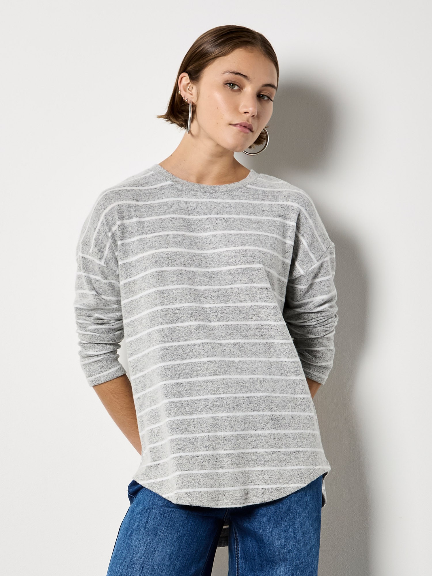 Apricot Shirttop »Top« mit Streifen