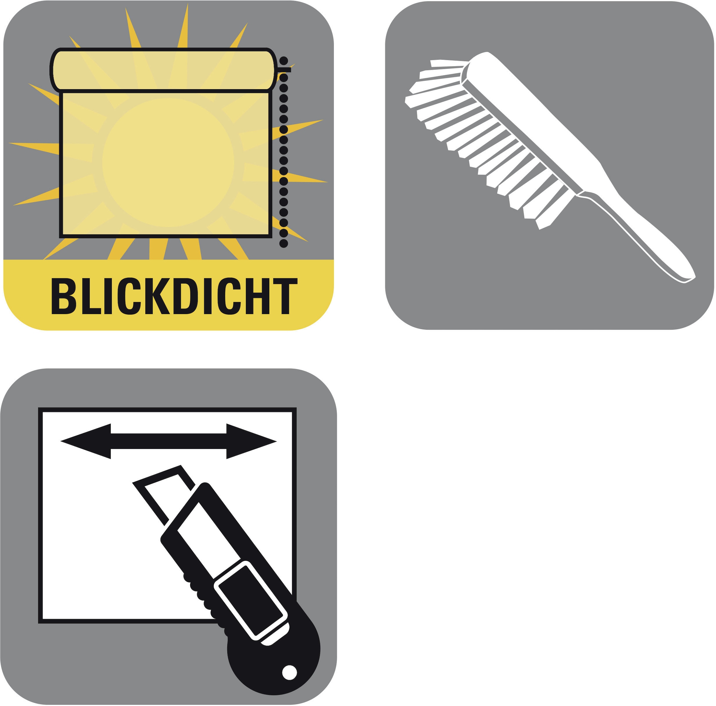 GARDINIA Seitenzugrollo »Uni-Rollo«, Lichtschutz, 1 Stück, im Fixmaß