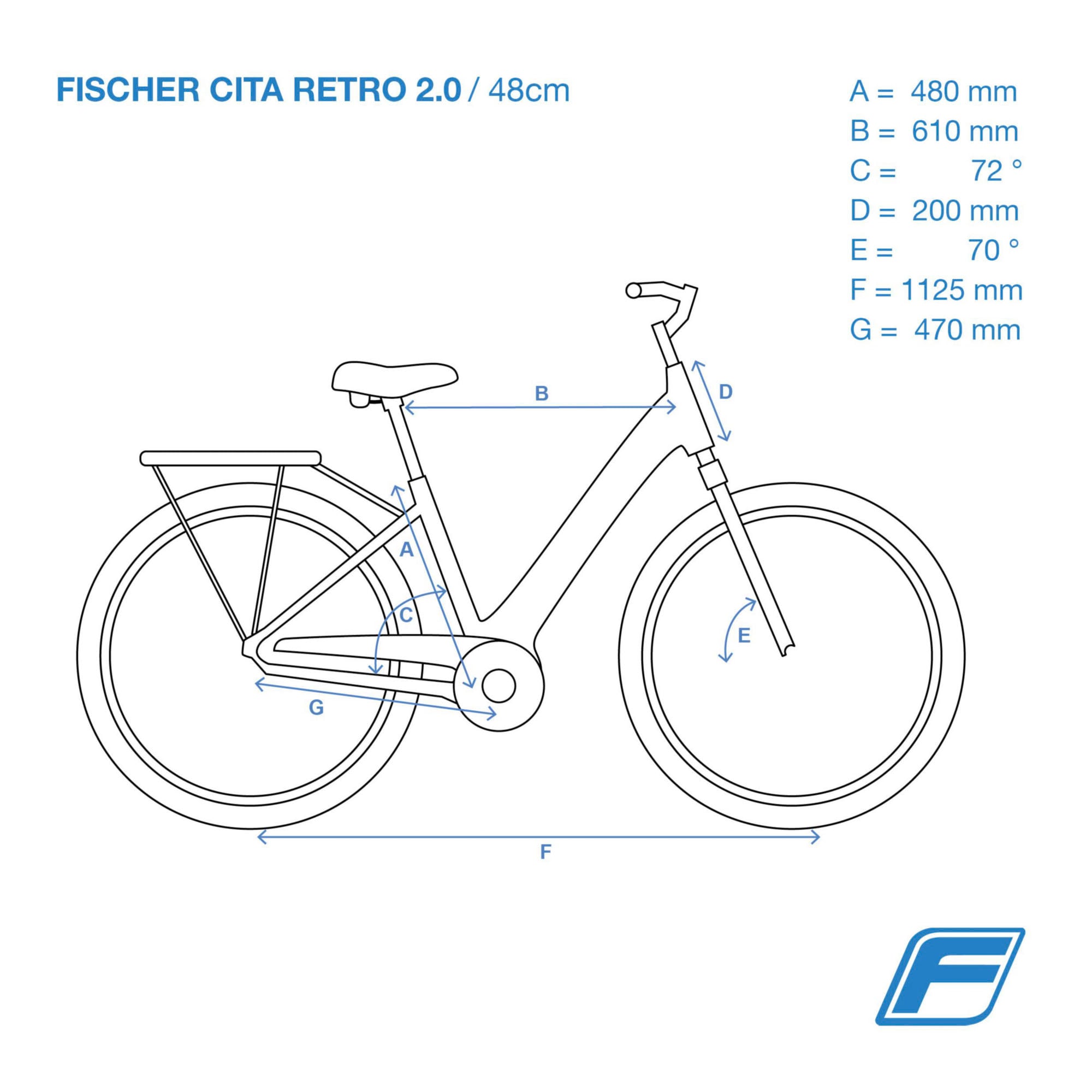 FISCHER Fahrrad E-Bike »CITA RETRO 2.0 418 48«, 3 Gang, Shimano, Shimano 3-Gang Nexus Nabenschaltung, (mit Akku-Ladegerät-mit Werkzeug), Pedelec, Elektrofahrrad für Damen u. Herren, Cityrad