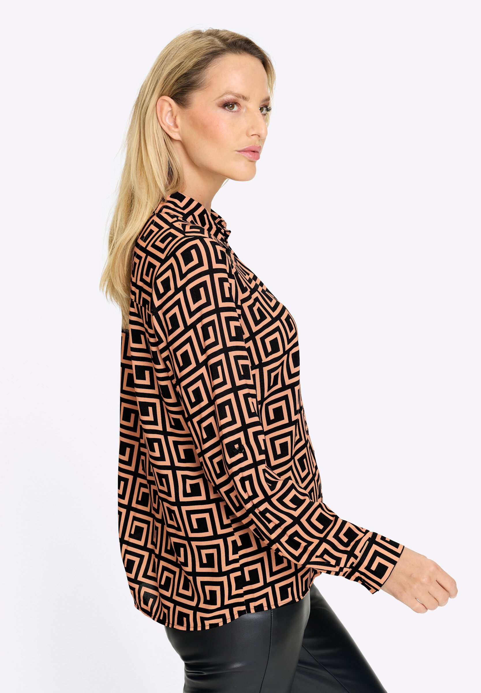 heine Hemdbluse »Druckbluse Druckbluse mit grafischem Muster«