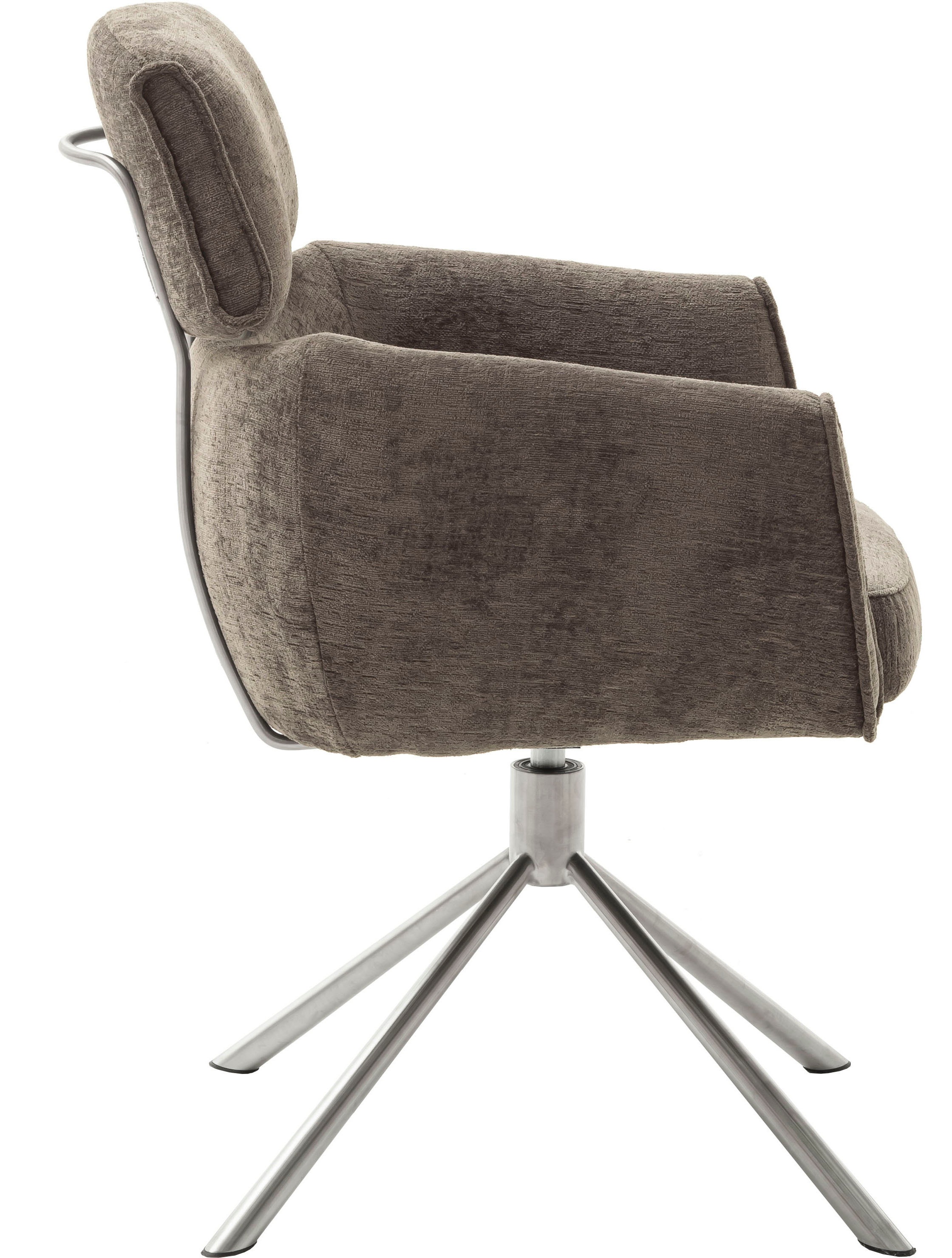 MCA furniture Esszimmerstuhl »QUEBEC«, (Set), 2 St., (2er-Set), 360° drehbar, Taschenfederkern, Sitzhöhe ca. 51 cm