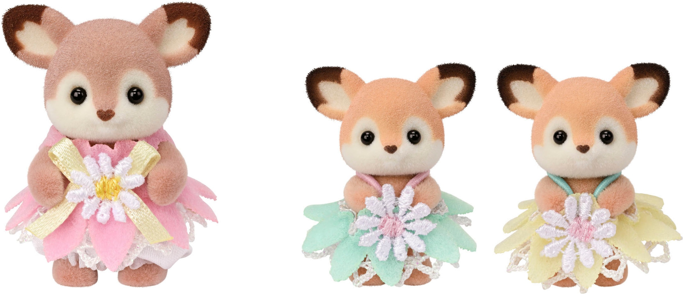 Sylvanian Families Spielfigur »Reh Babys mit Blumenschaukel Spielset (5801)«