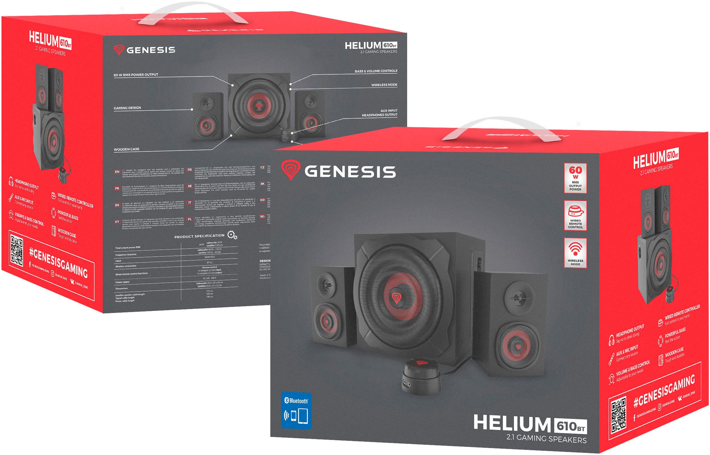 Genesis 2.1 Soundsystem »HELIUM 610BT«