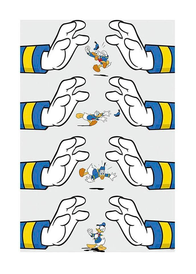 Komar Poster »Donald Duck Hands«, Disney, Kinderzimmer, Schlafzimmer,  Wohnzimmer online bei OTTO