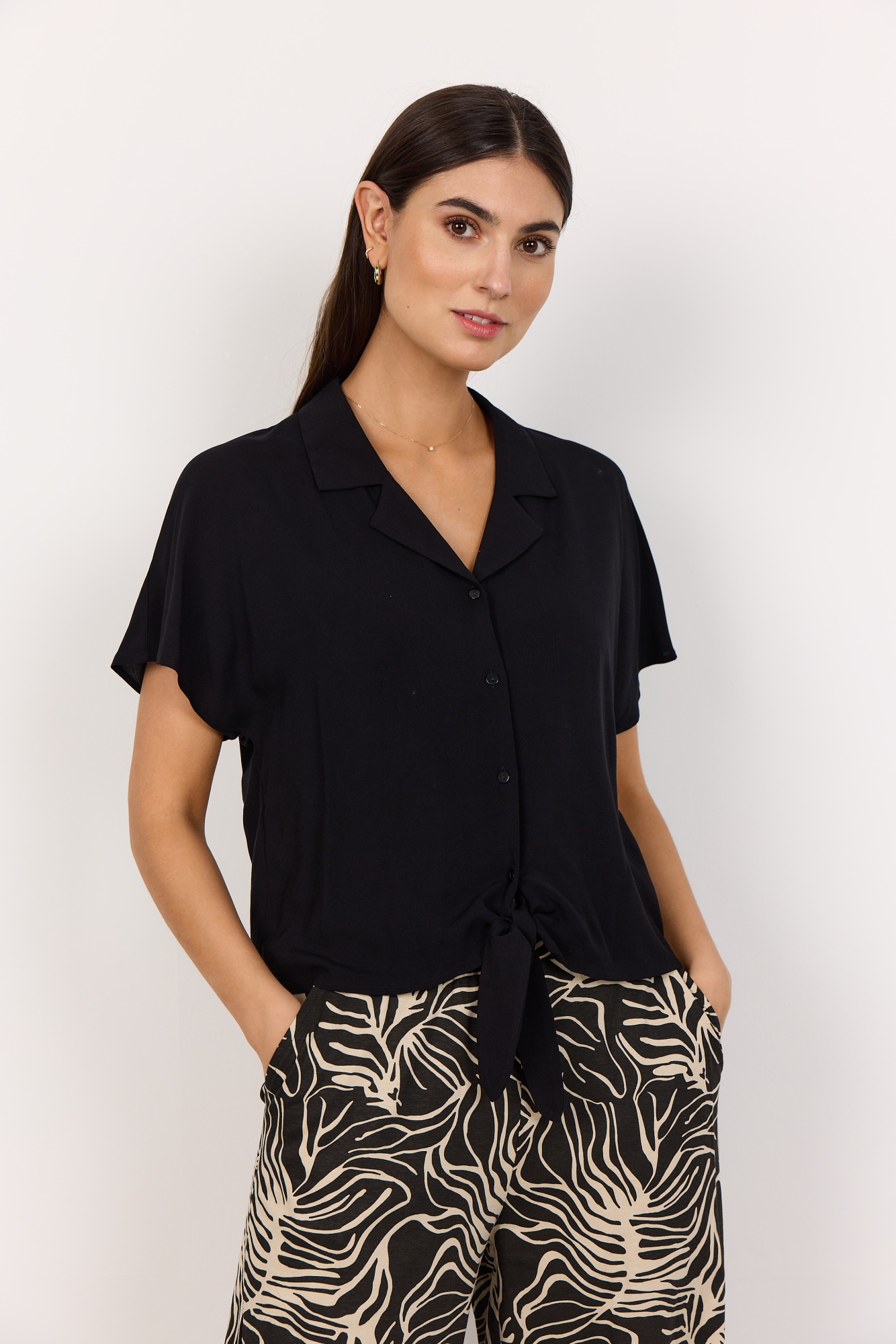 soyaconcept Kurzarmbluse »SC-RADIA 69« Viskose