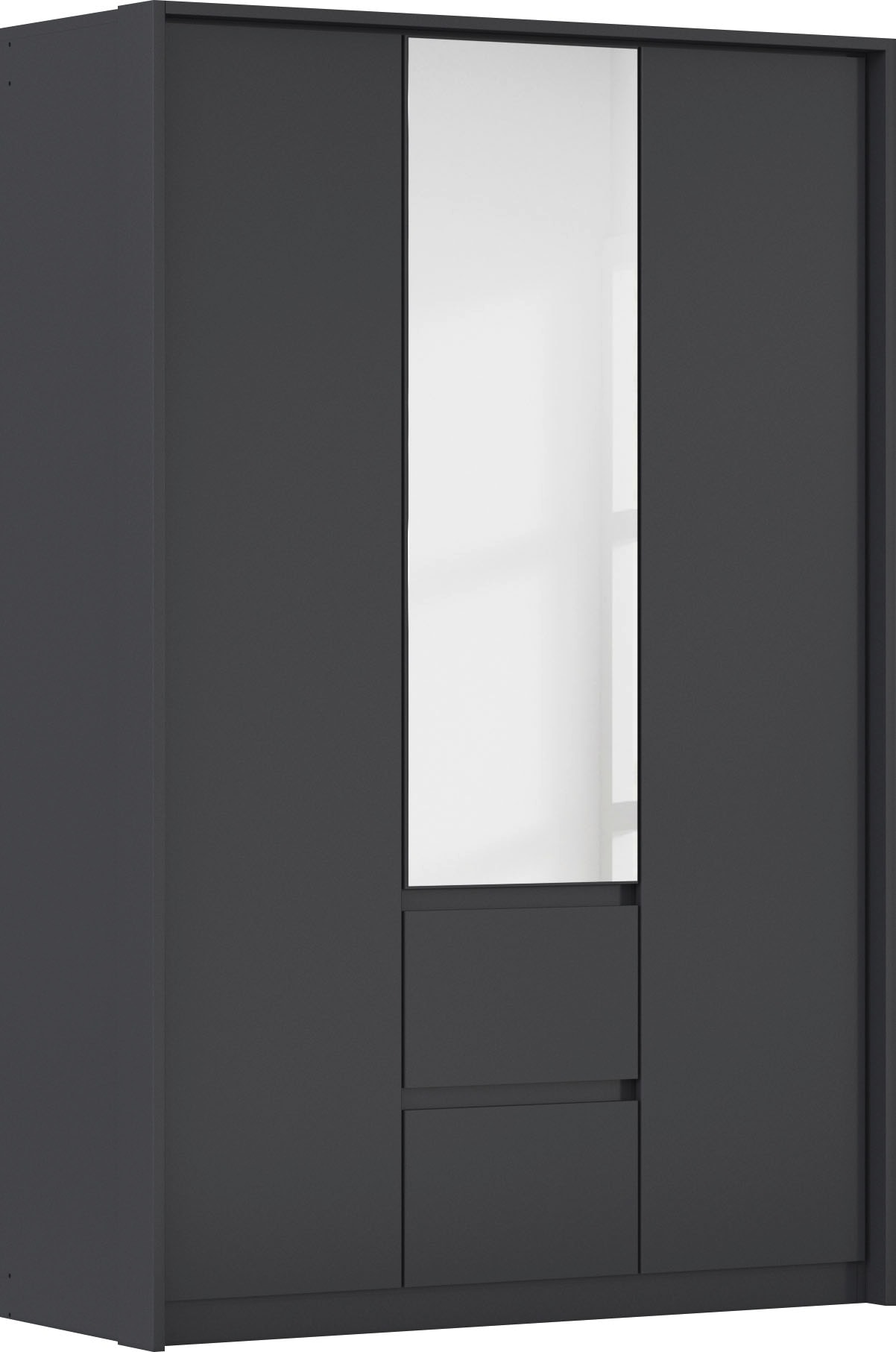 rauch Drehtürenschrank »Mainz mit Spiegel und Passepartout« optional mit Beleuchtung, Außentüren mit Push-to-Open Funktion