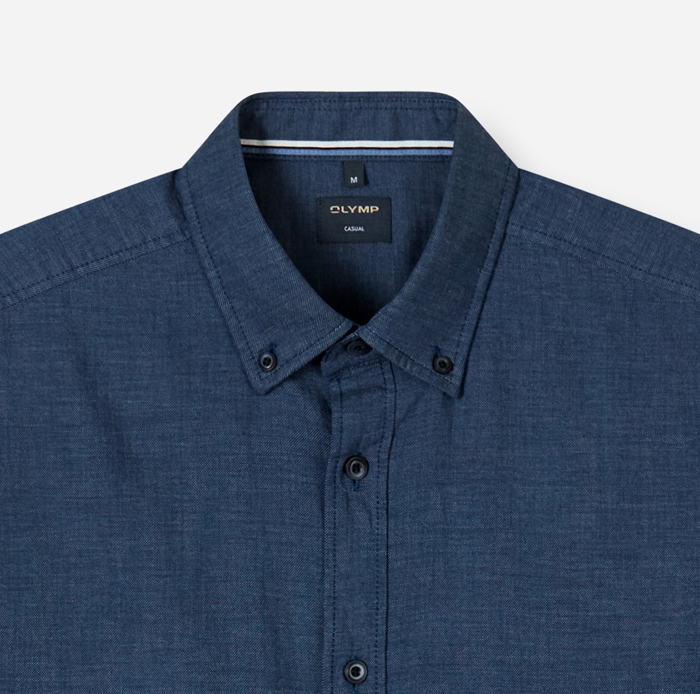 OLYMP Langarmhemd Button-down-Kragen, regular fit, casual