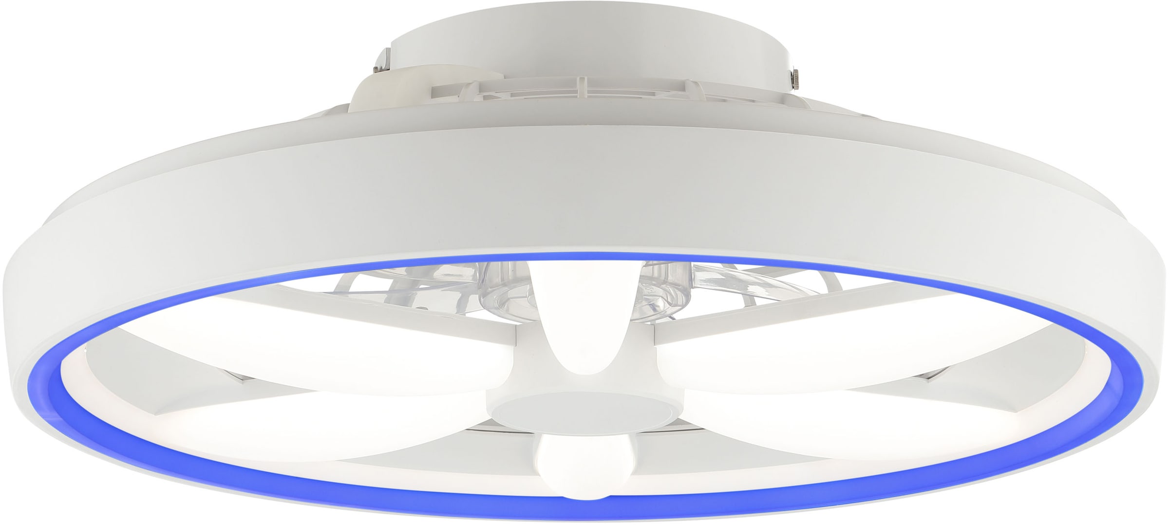 Hanseatic LED Deckenleuchte »DLV2205« LED-Modul 1 Stk. RGB | warmweiß - kaltweiß LED Ventilator, Ø 48 cm, 6400 lm, dimmbar, Fernbedienung