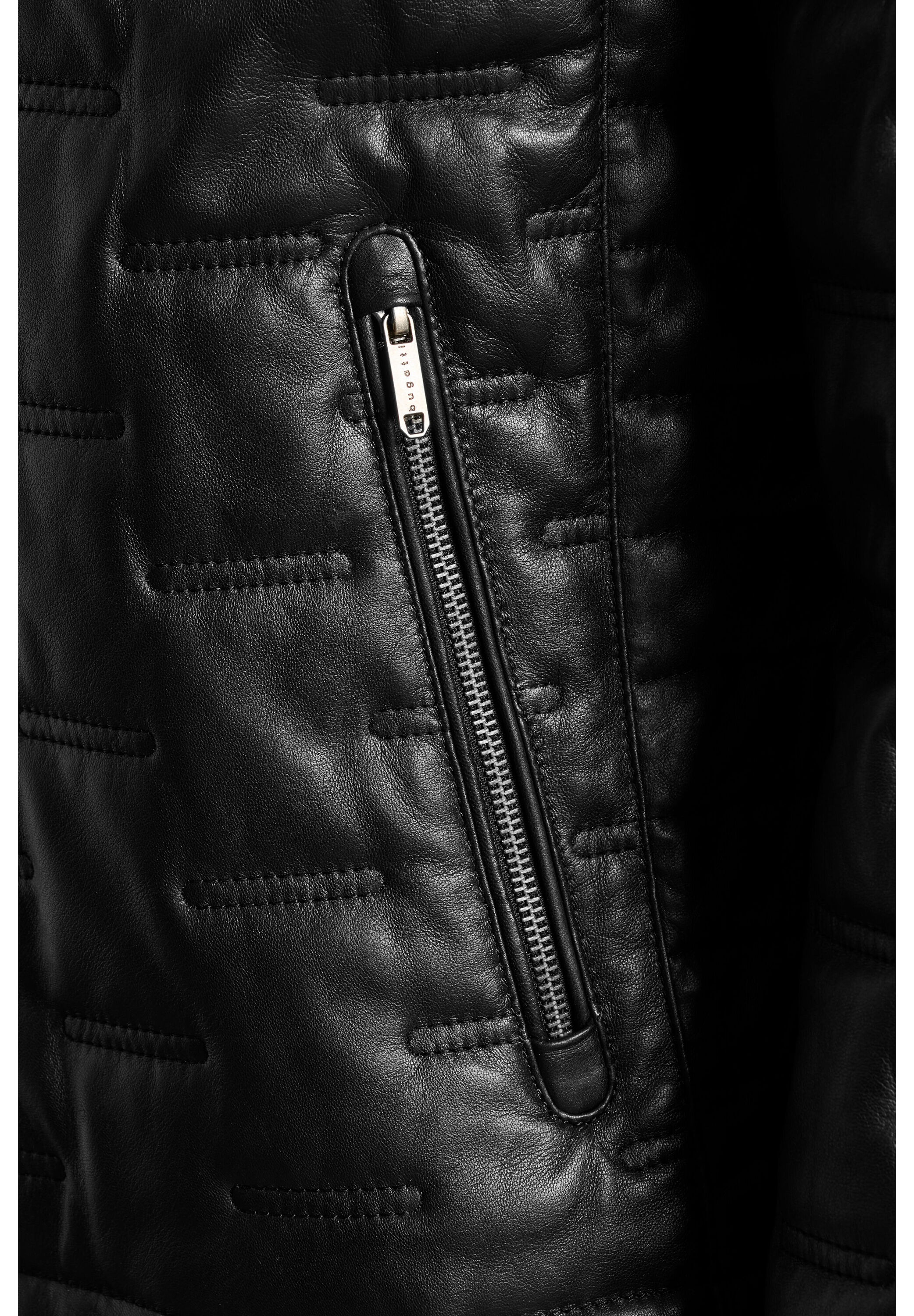 bugatti Lederjacke »BUSANDRO« ohne Kapuze mit Stehkragen