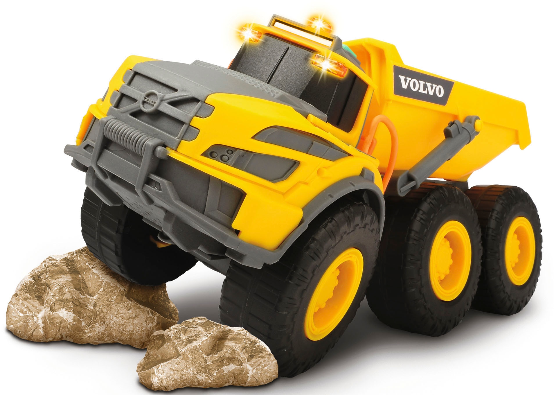 Dickie Toys Spielzeug-Baumaschine »Volvo Articulated Hauler«, mit Licht & Sound