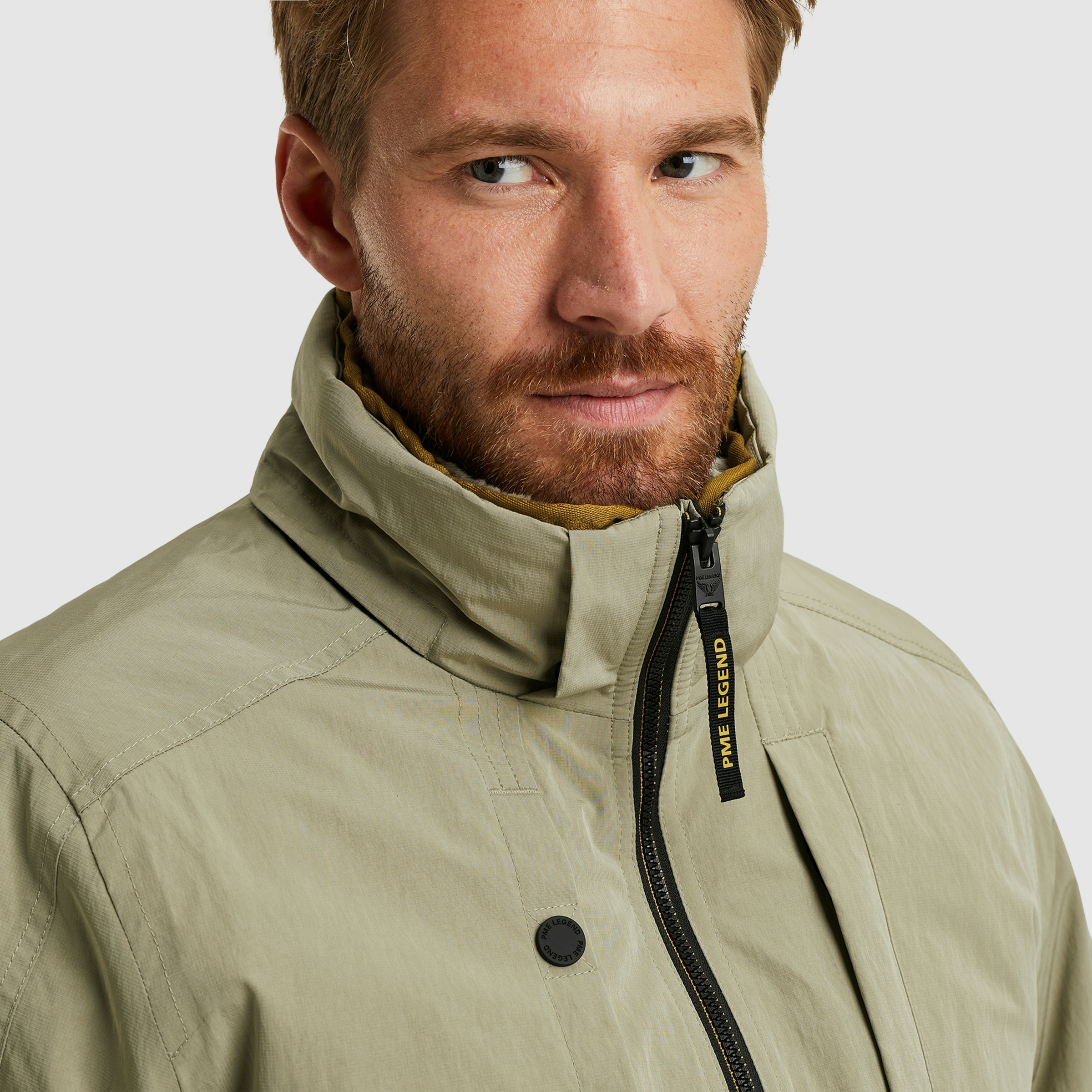 PME LEGEND Winterjacke mit Kapuze Herausnehmbares Fellimitat