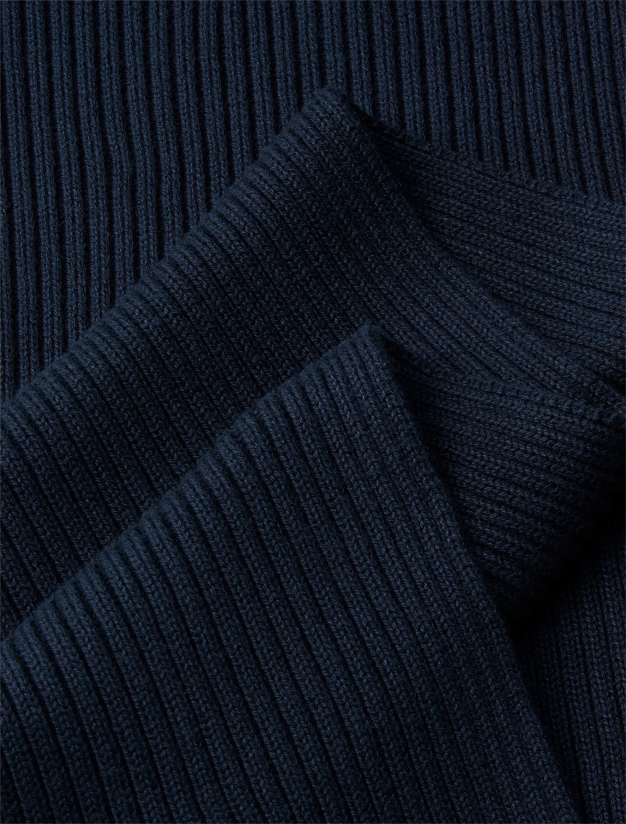 Calvin Klein Modetuch »PATCH CHUNKY RIB COTTON SCARF«, mit klassischem unifarbenen Design