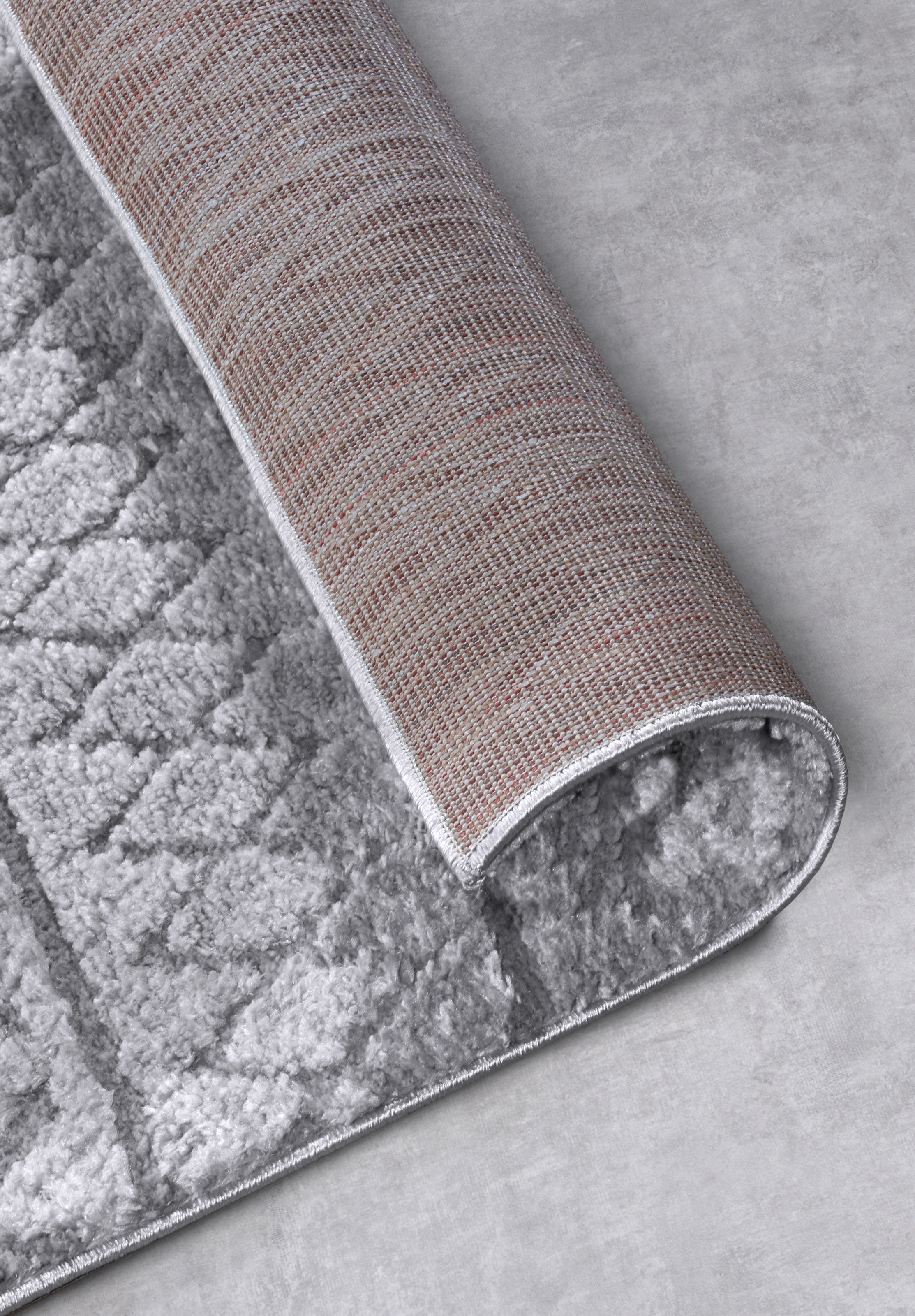 ELLE DECORATION Designteppich »Itinerance«, rechteckig, 18 mm Höhe, Hochflor, Shaggy, Läufer, weich, Langflor, modern, Hoch Tief Effekt