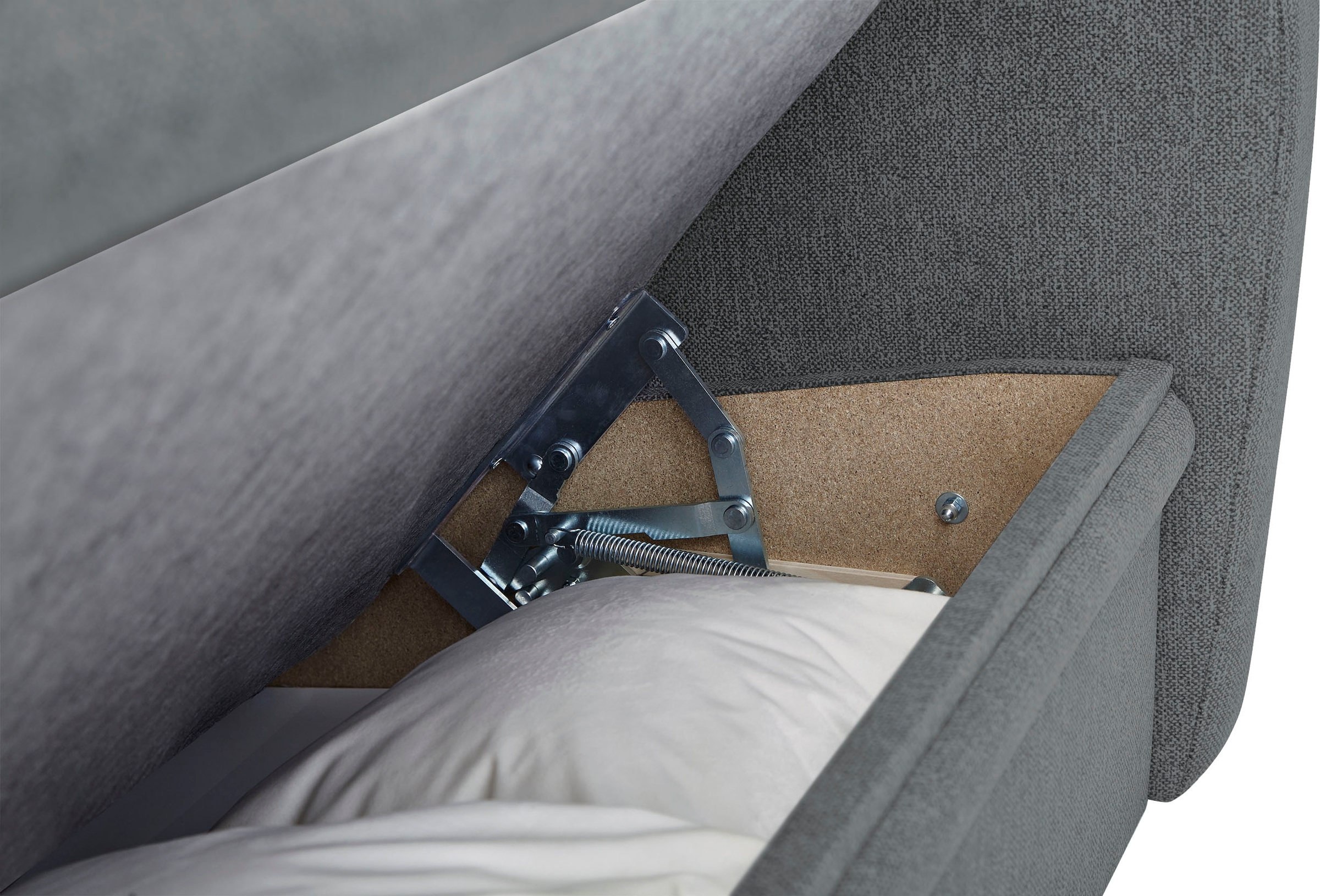 VILLA BECK Ecksofa »Varese L-Form«, (2 St.), Kopfteilverstellung, wahlweise mit Sitzvorzug, in Sitzhöhe 46 cm