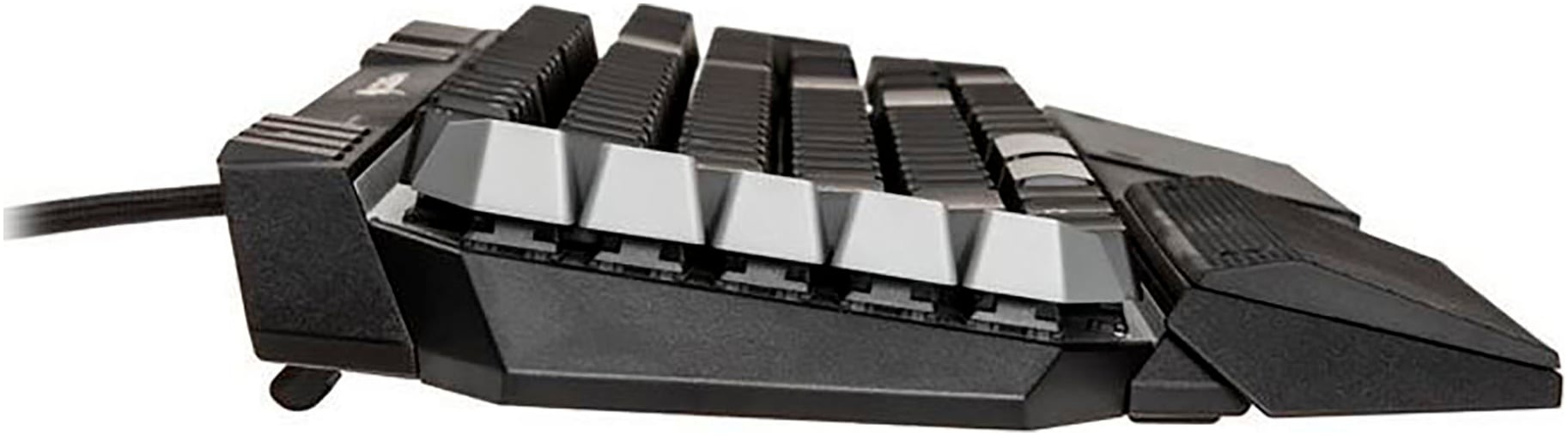 Cougar Gaming-Tastatur »700K MX-Red(DE)«, (Gaming-Modus-Handgelenkauflage-Lautstärkeregler-Makro-Tasten-Multimedia-Tasten-Profil-Speicher-Windows-Sperrtaste-Ziffernblock-programmierbare G-Tasten)