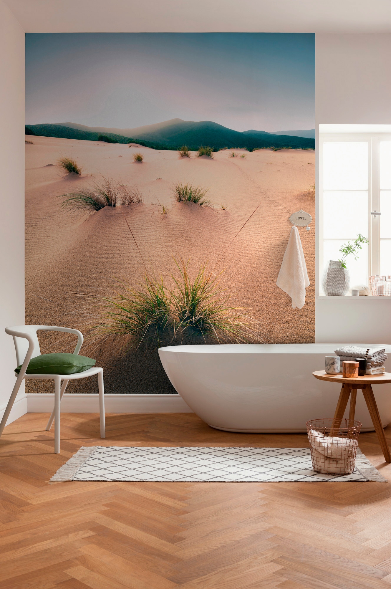 Komar Vliestapete »Digitaldruck Vlies - Vivid Dunes - Größe 200 x 280 cm«, bedruckt, Wohnzimmer, Schlafzimmer