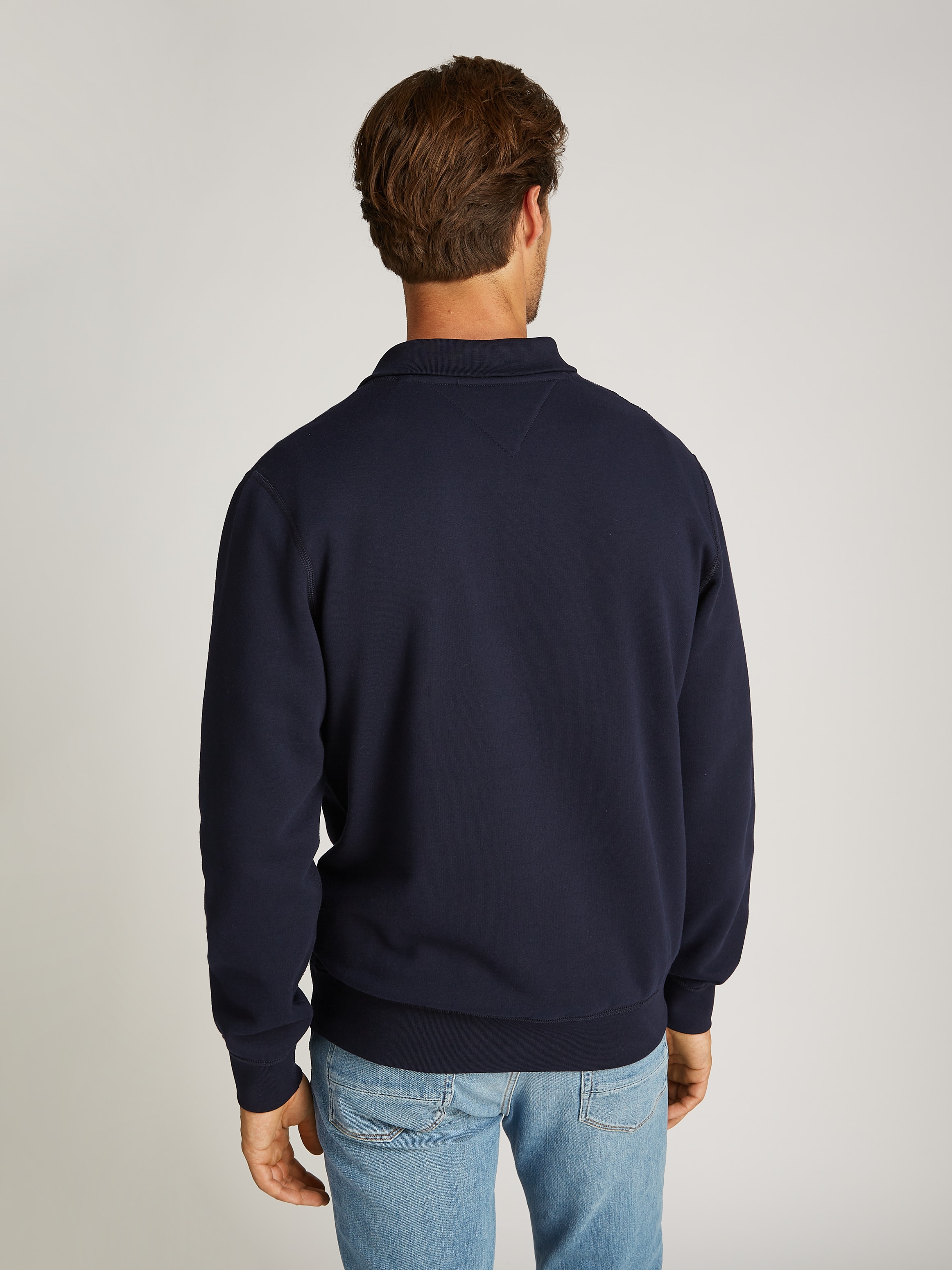 Tommy Hilfiger Sweatshirt »ESSENTIAL FLEECE 1/4 ZIP«, mit Stehkragen