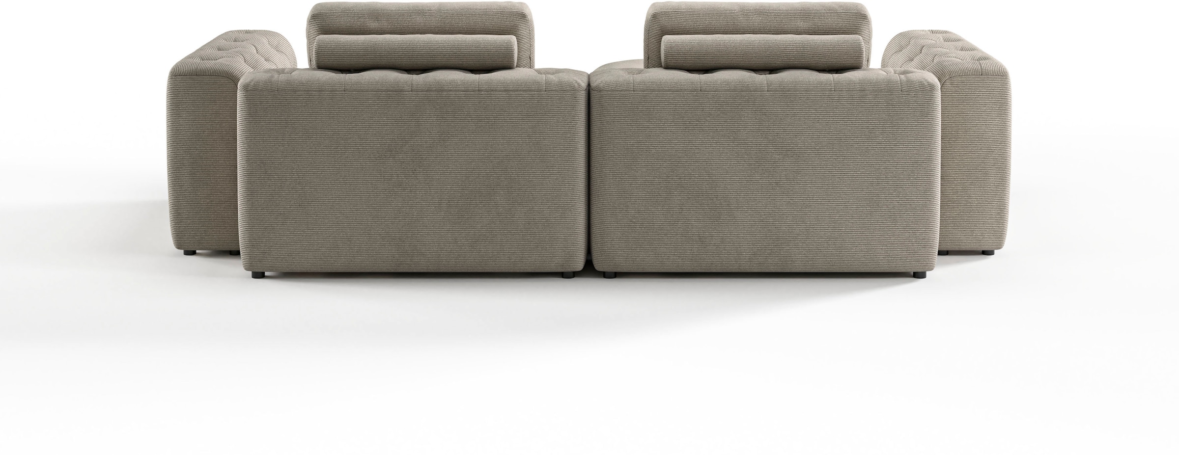 RAUM.ID Ecksofa »Cushid L-Form« Modulset, bestehend aus 3 Teilen