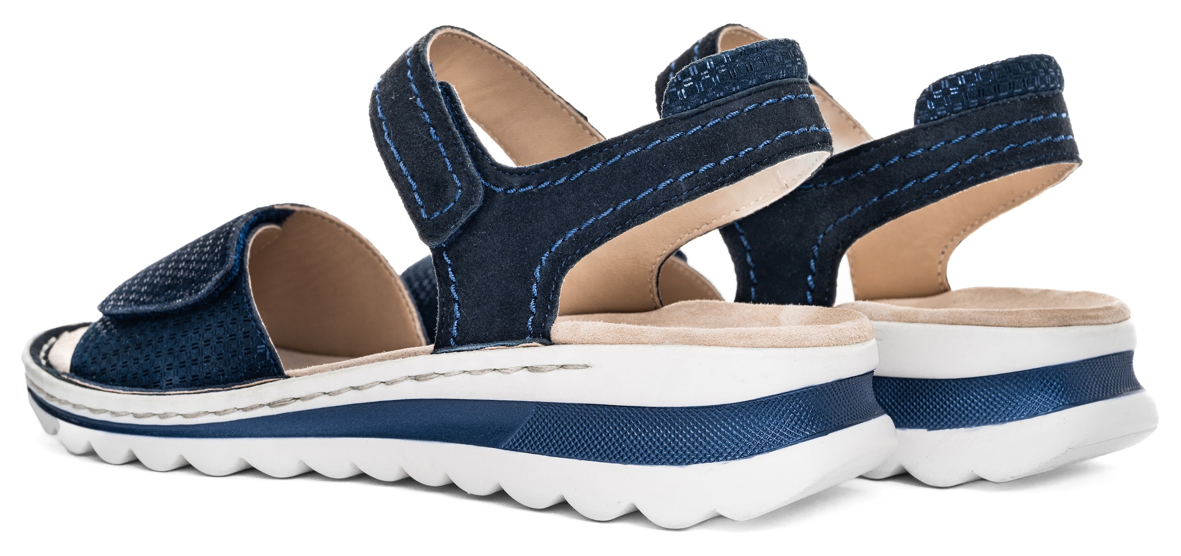 Ara Keilsandalette »TAMPA«, Sommerschuh, Sandale, Keilabsatz, mit Klettverschlüssen, G-Weite