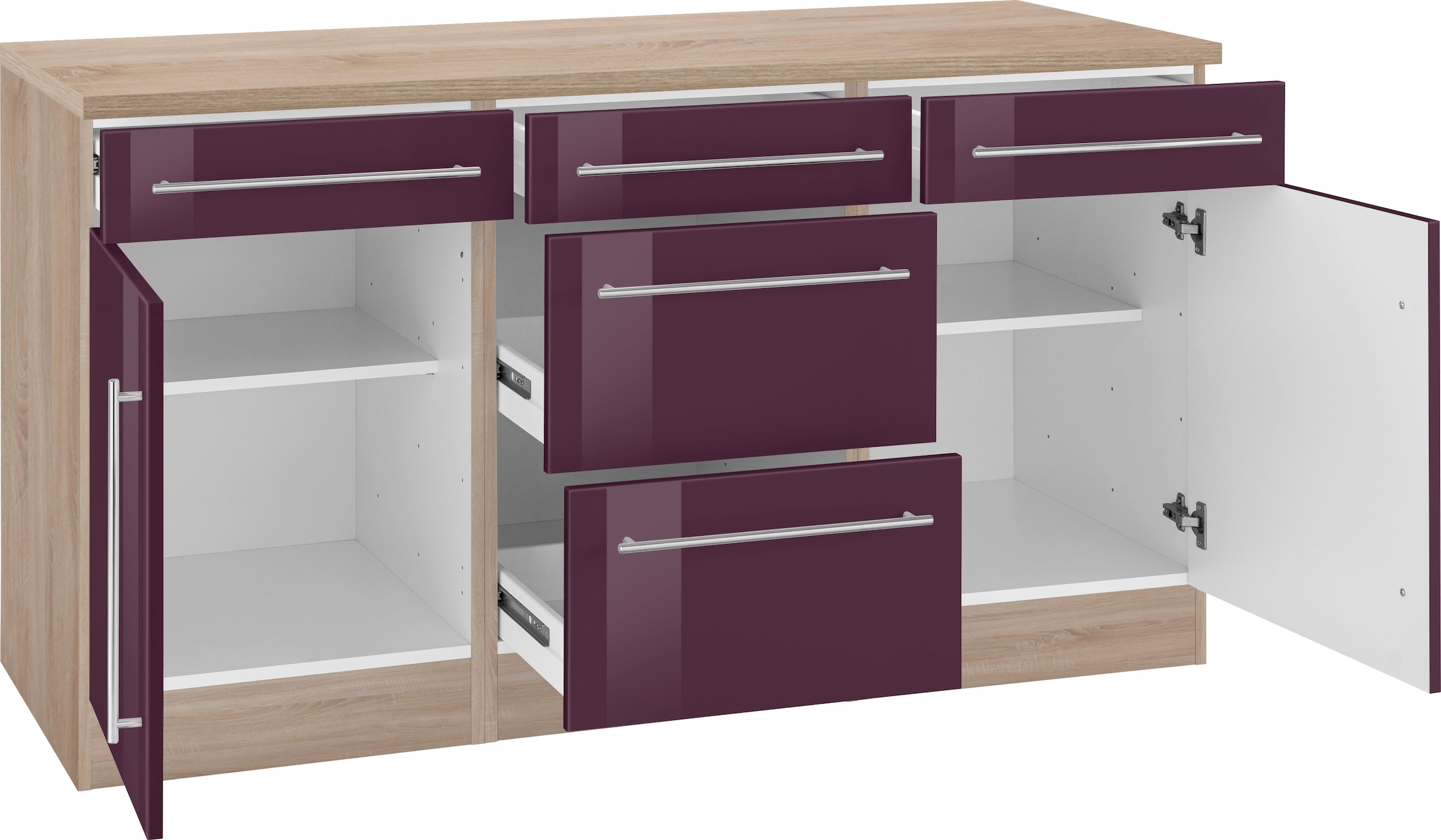 KOCHSTATION Unterschrank »KS-Samos«, Breite 150 cm