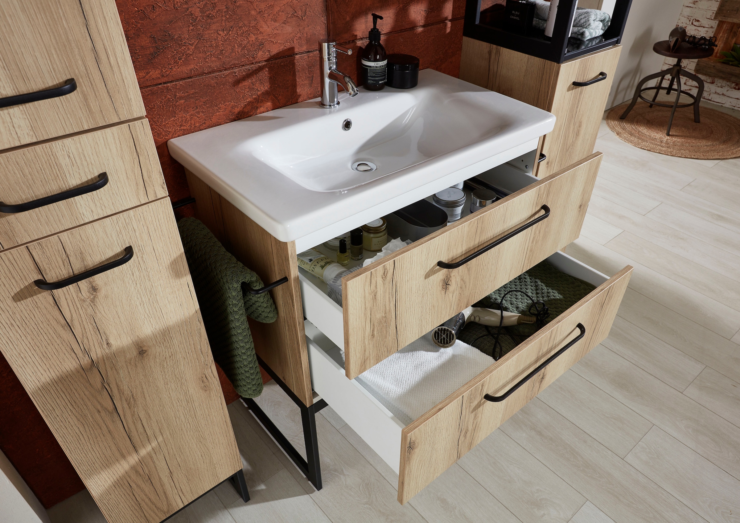 OPTIFIT Badmöbel-Set »Yukon« Set, 2 Stk. tlg.