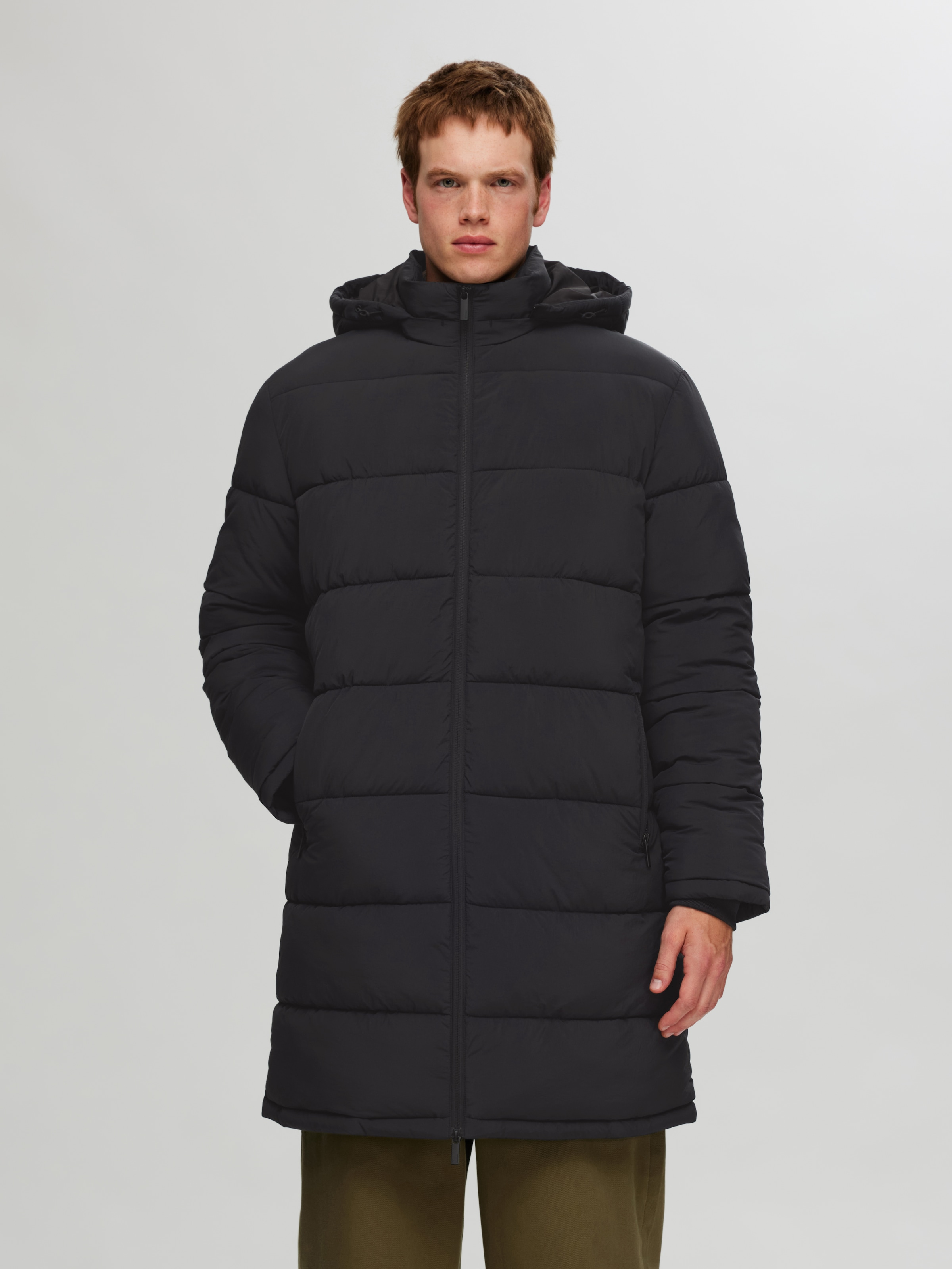 SELECTED HOMME Steppjacke »SLHCOOPER PUFFER COAT NOOS«, mit Kapuze