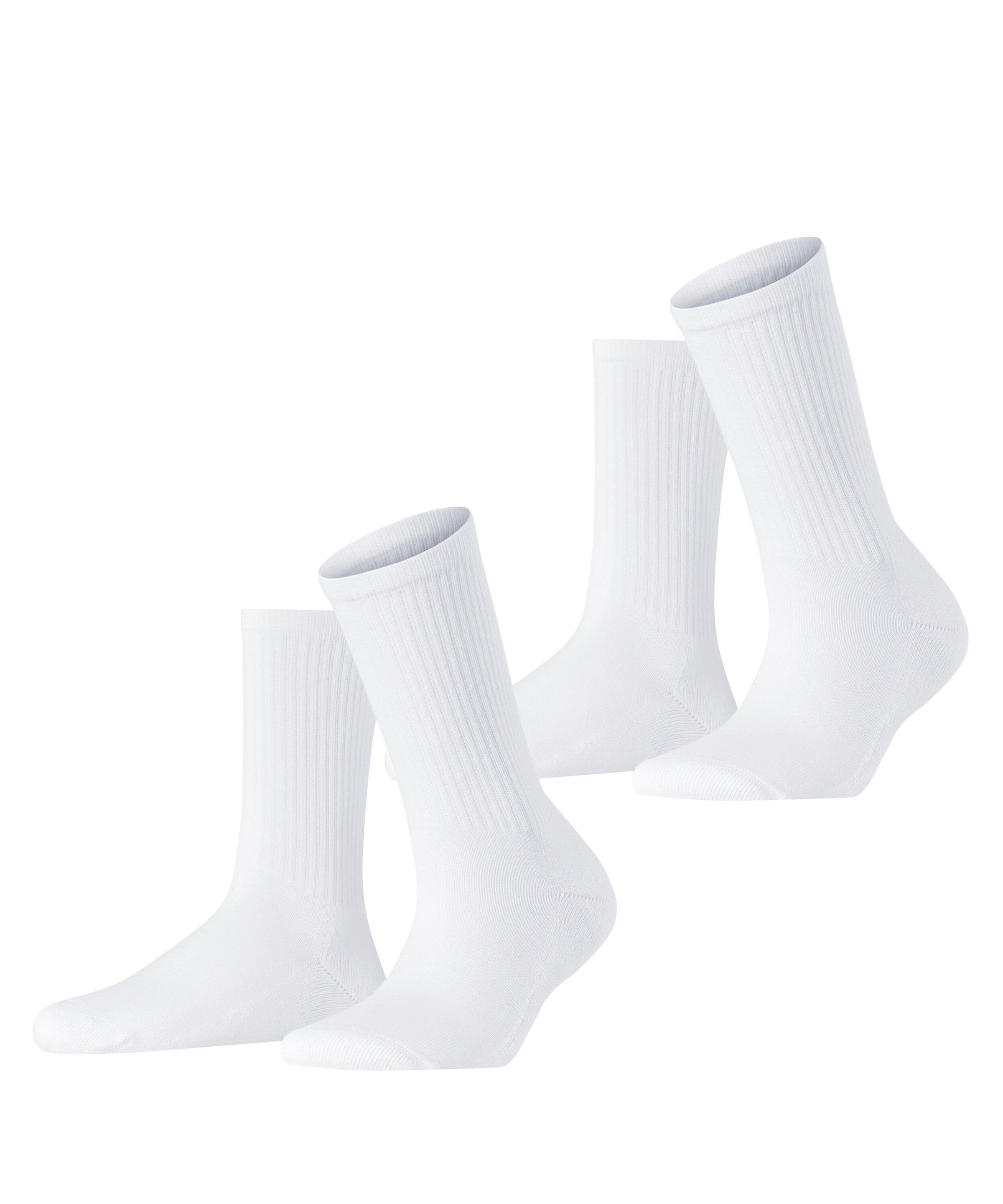 Esprit Socken »Basic Tennis« 2 Paar,  Rippenstruktur, schmales Bündchen, weiche Sohle