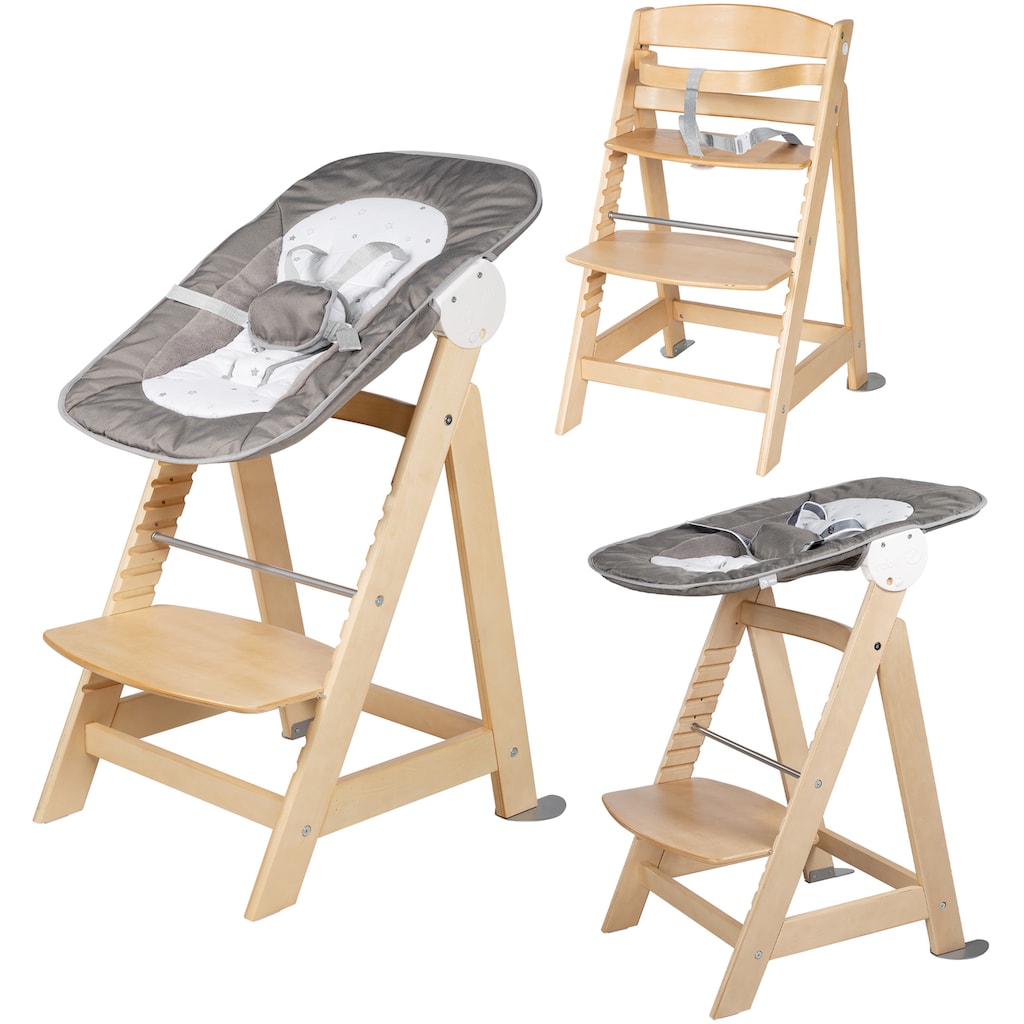 roba® Hochstuhl »2-in-1 Set Born Up, Sternenzauber«