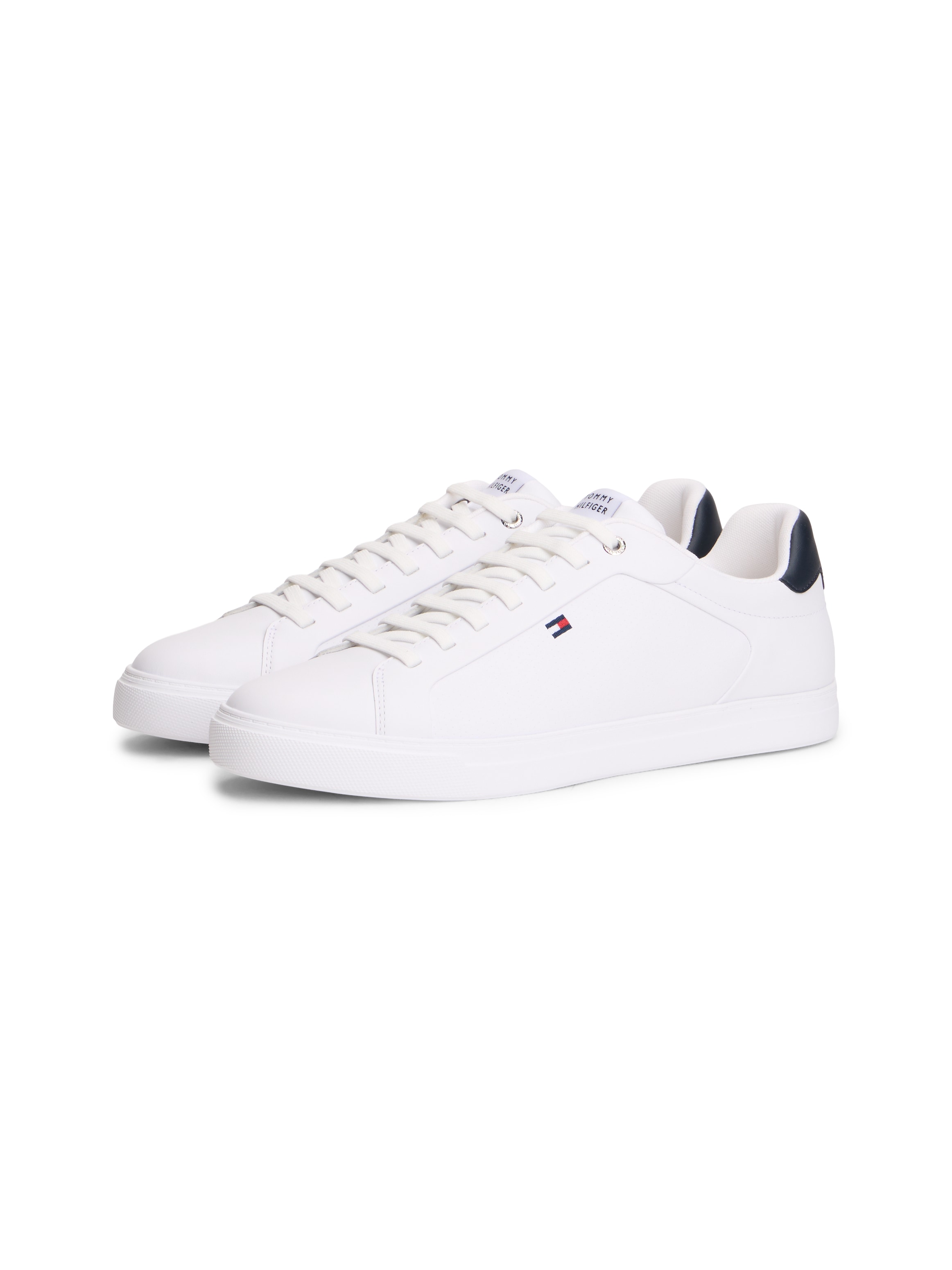 Tommy Hilfiger Sneaker »ICON COURT LIGHT LEATHER«  Freizeitschuh, Halbschuh, Schnürschuh mit dezenten Ziernähten