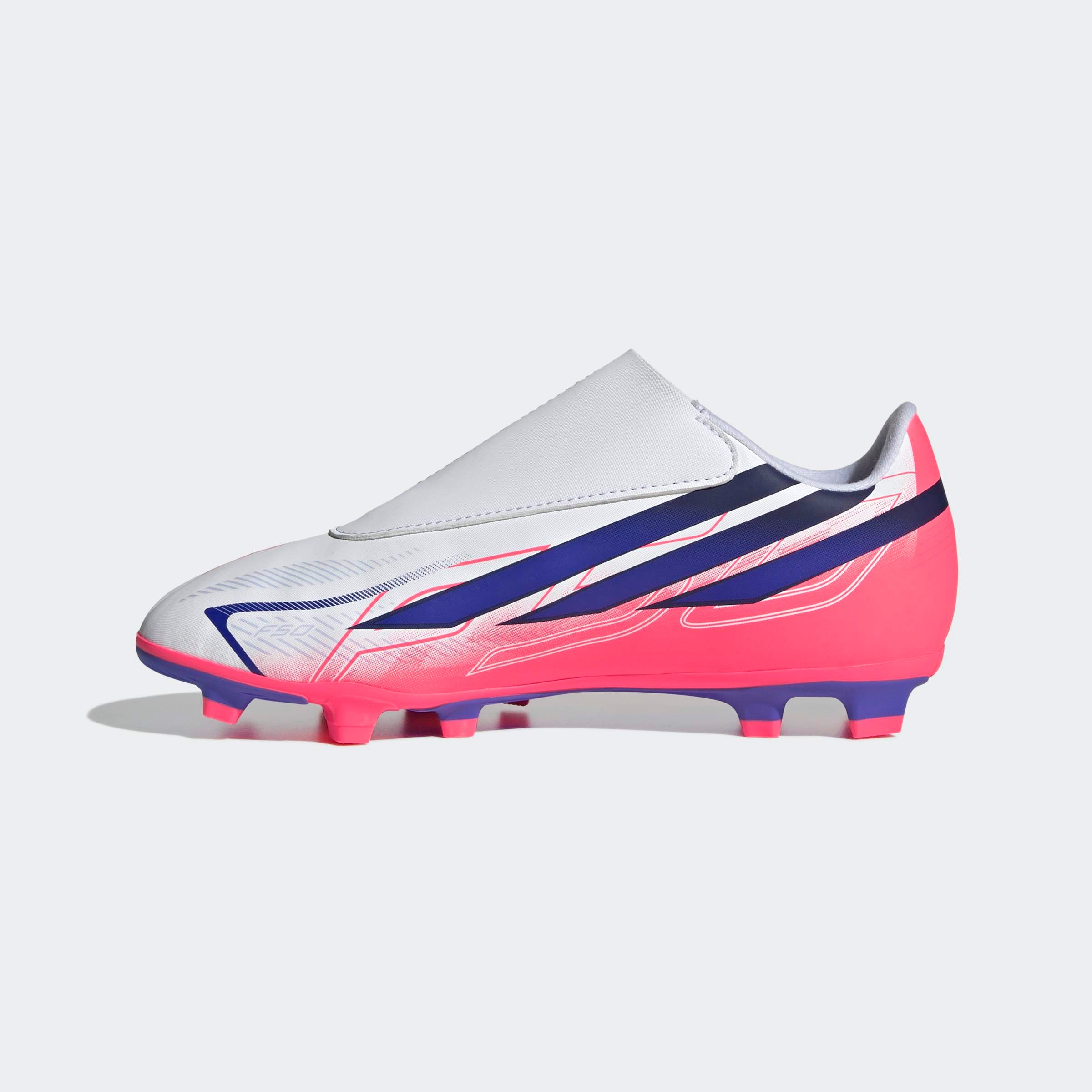 adidas Performance Fußballschuh »F50 HYPERFAST CLUB KIDS , KLETTVERSCHLUSS, FESTE / GEMISCHTE BÖDEN«  für viele verschiedene Böden geeignet, für Jugendliche & Kinder
