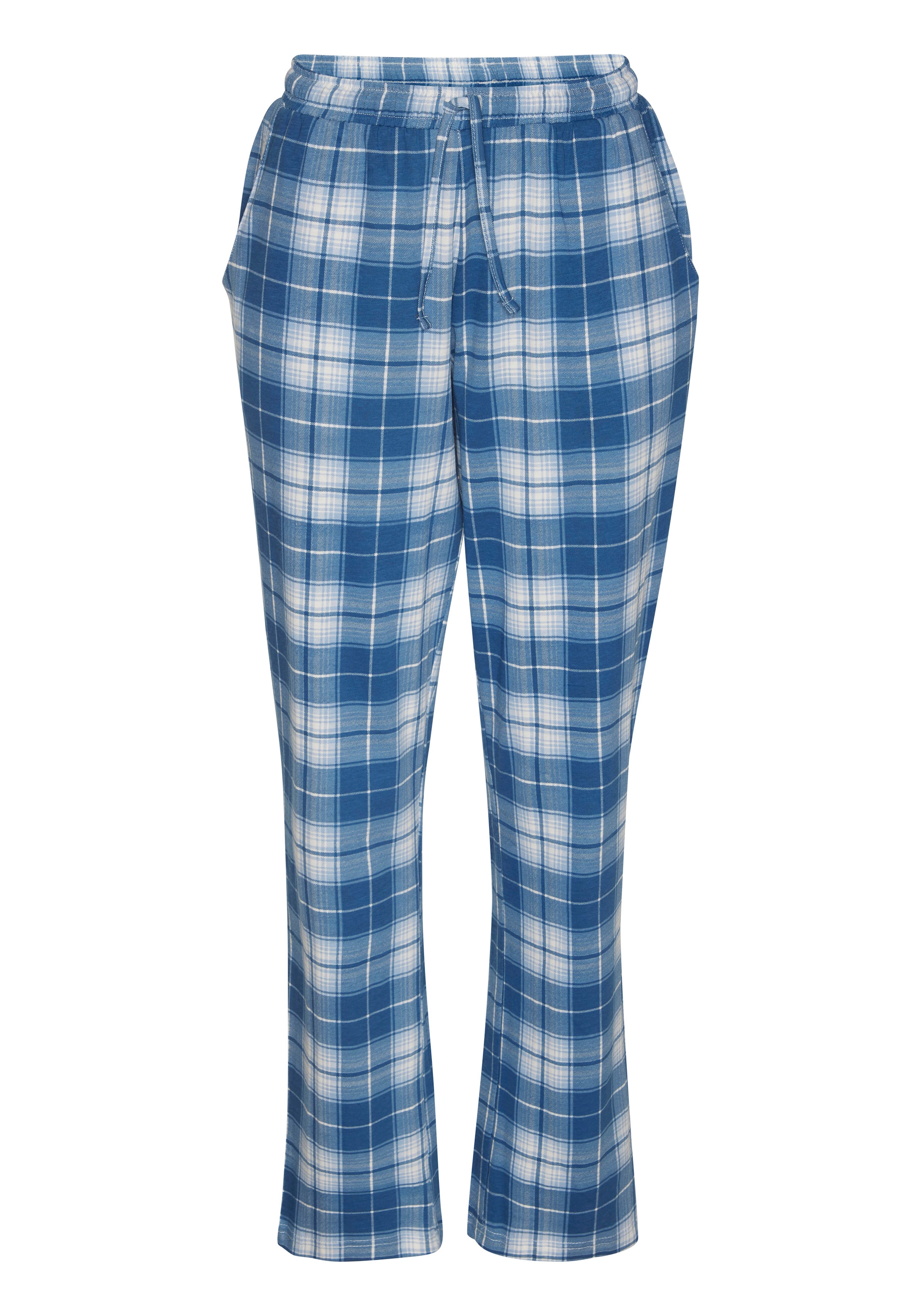 Vivance Dreams Pyjama Set, 3 tlg. Mit schöner Flanellhose